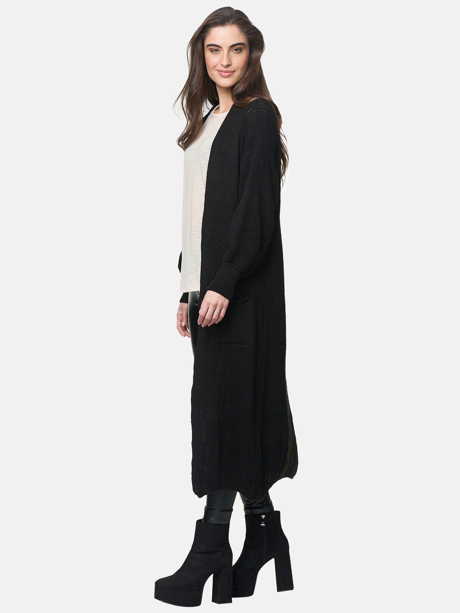 Elara Cardigan Elara Langer Damen Cardigan günstig online kaufen