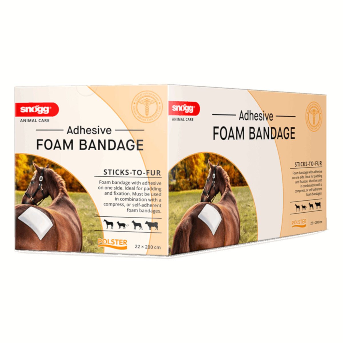 Snögg Gips-und Verbandschutz Animal Care Foam Bandage, 22 x 200 cm, elastischer Schaumverband fü...