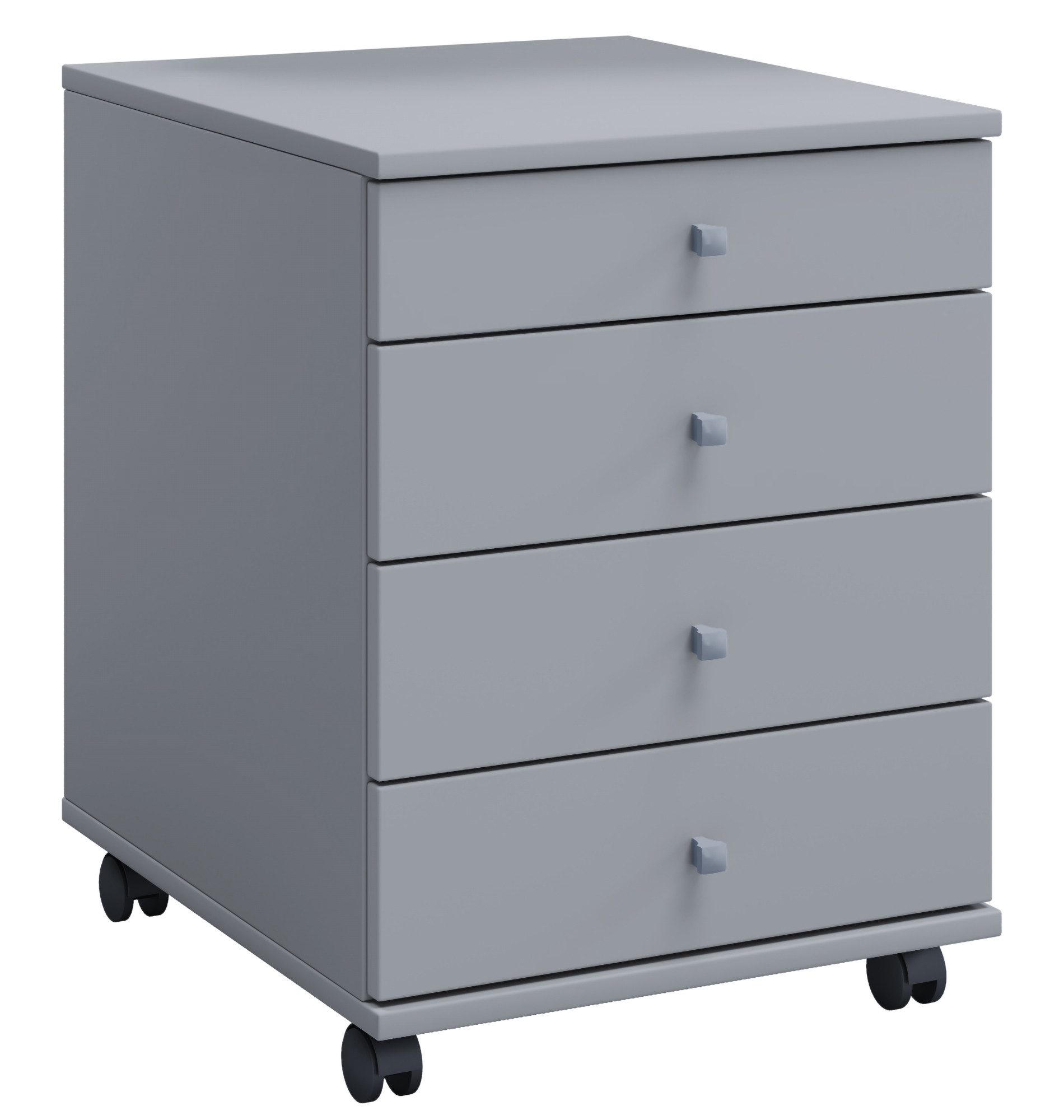 VCM Rollcontainer Lona Mini B. 42 x T. 50 x H. 57 cm, Stauraum für Unterlagen unterm Schreibtisch, für Büro und Homeoffice – Bild 3 von 5