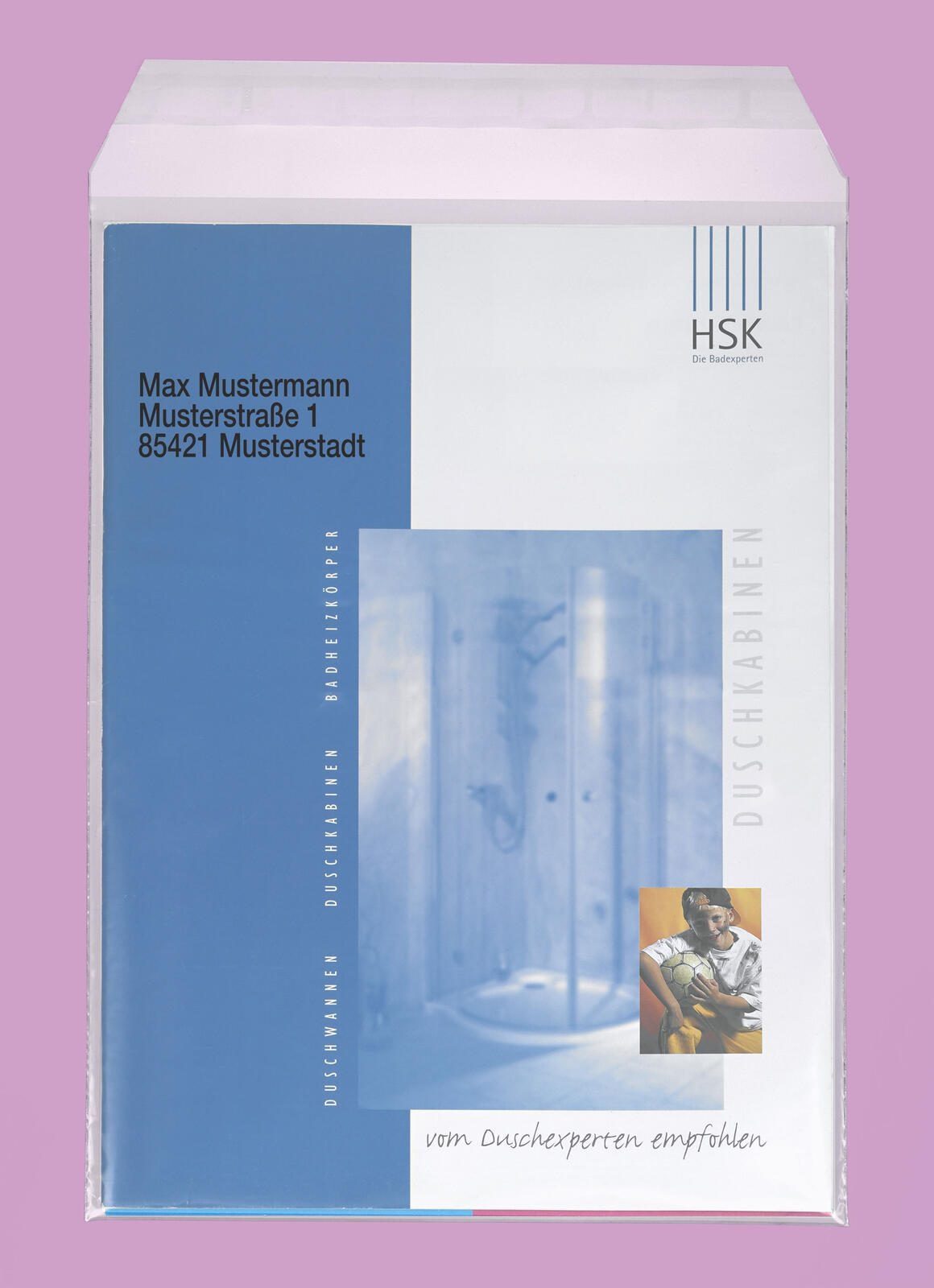 docuCARE Versandtasche docuCARE® Folienversandtaschen DIN B4 ohne Fenster transparent