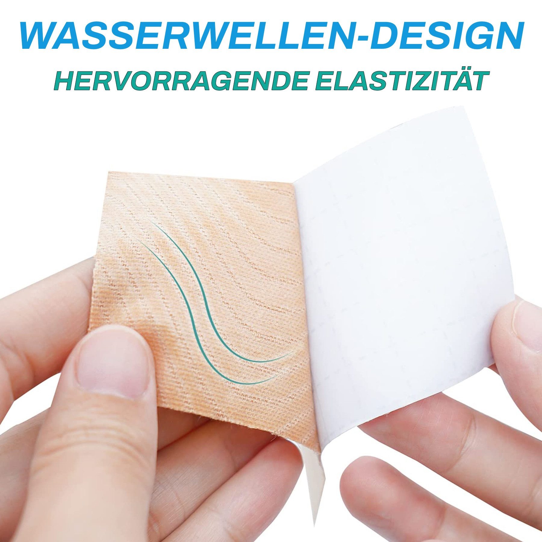 P-Beauty Cosmetic Accessories Kinesiologie-Tape Sporttape Physiotape Fix Bandage 5m x 5cm Wasserfest Latexfrei