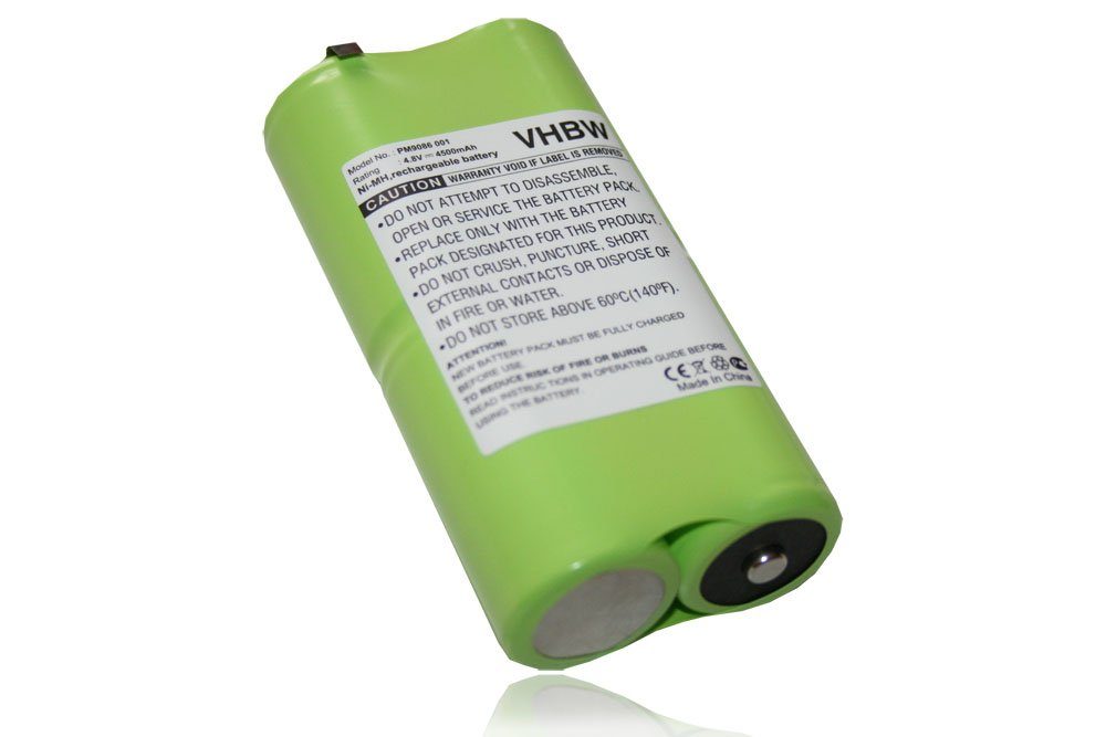 vhbw Akku Philips NiMH kompatibel PM95, mAh PM97, (4,8 mit 4500 V) PM93