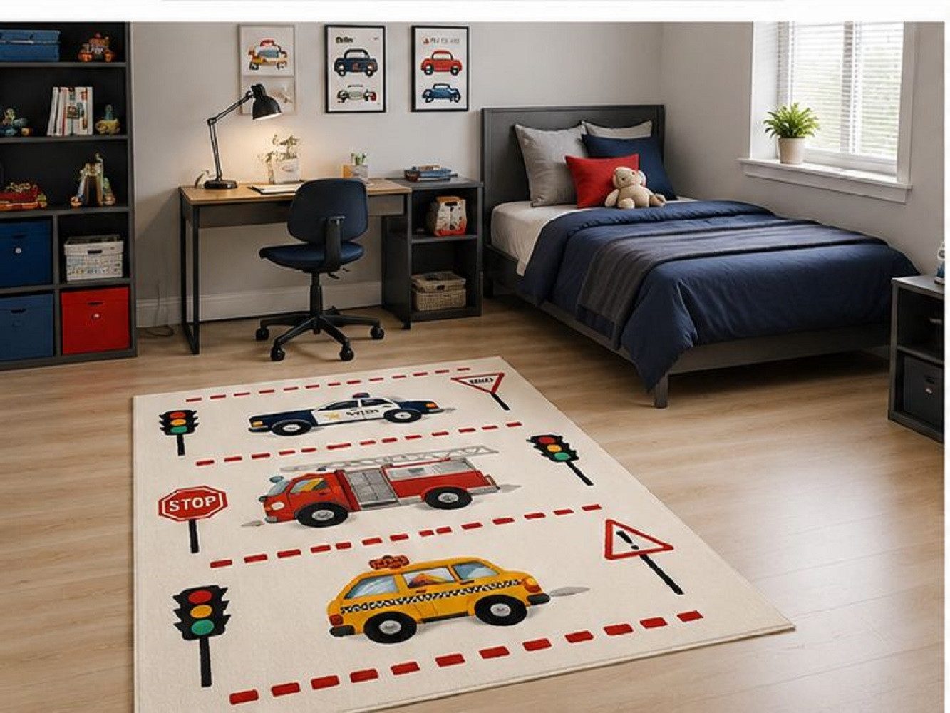 TEPPIA Kinderteppich Teppia 44880 Kinderteppich Notfallfahrzeuge – Bild 5 von 5