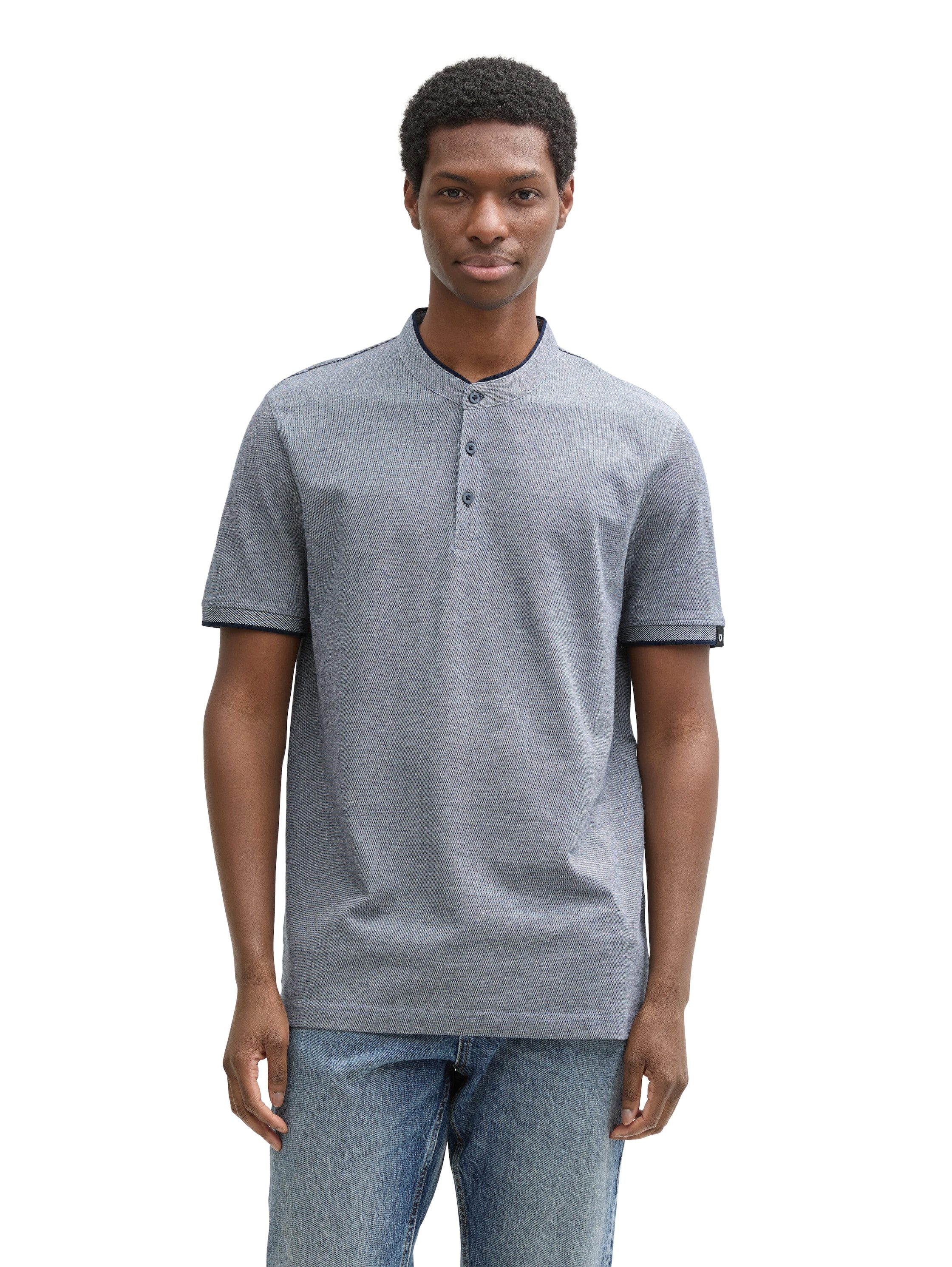 TOM TAILOR Denim Poloshirt mit Logo günstig online kaufen