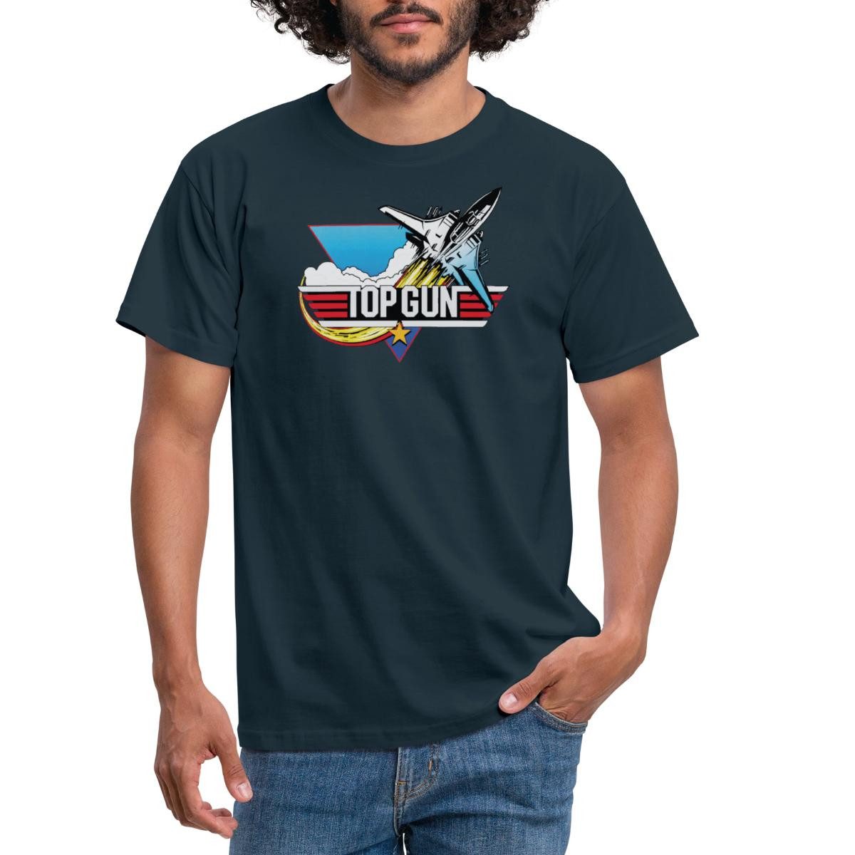 Spreadshirt T-Shirt Top Gun Fighter Kampfjet günstig online kaufen