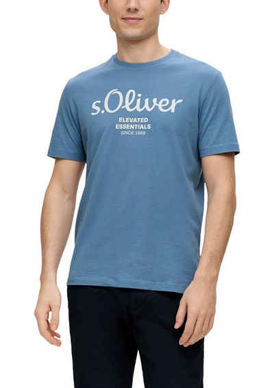 s.Oliver T-Shirt aus atmungsaktiver Baumwolle