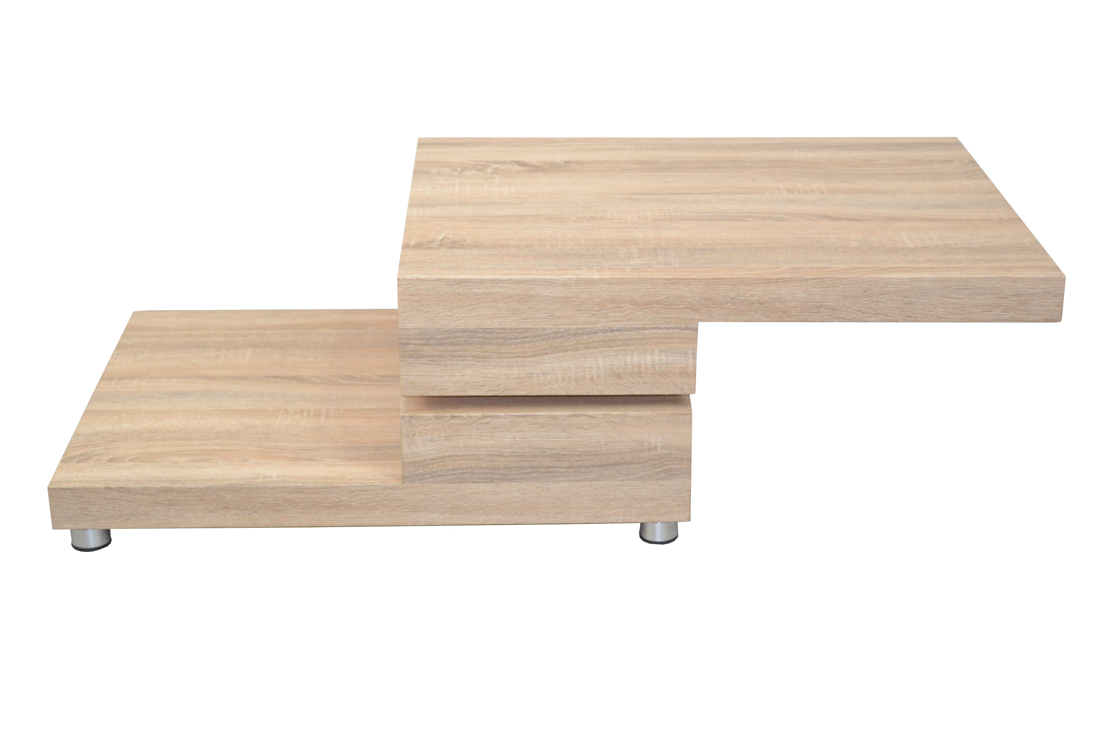 moebel-direkt-online Couchtisch Hajo, Die Oberplatte ist um 360° drehbar günstig online kaufen