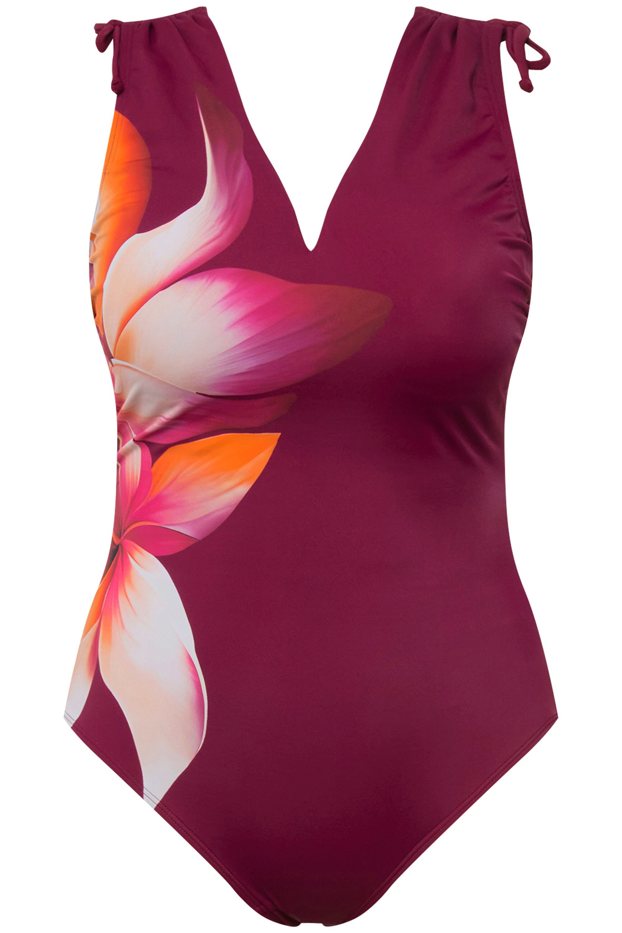 Ulla Popken Badeanzug Badeanzug Blüten Softcups günstig online kaufen