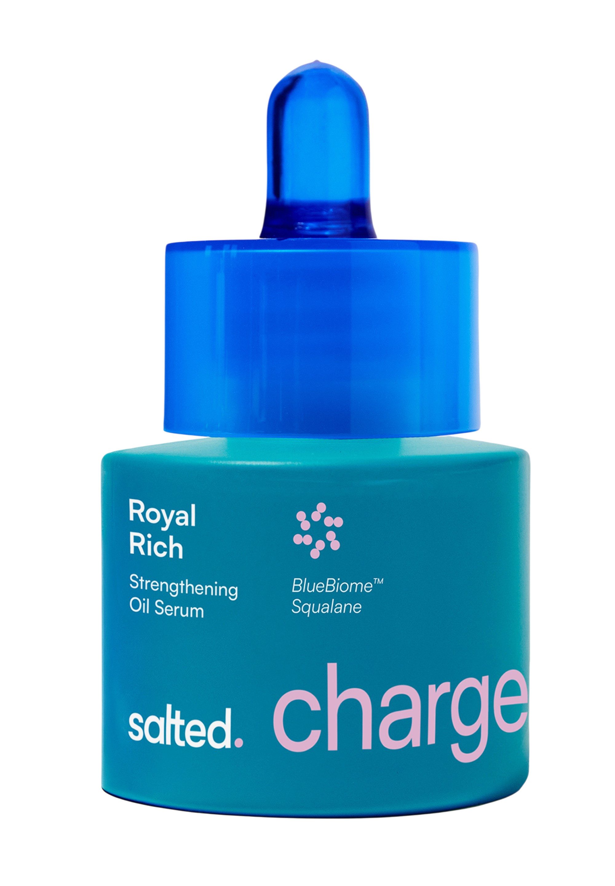 salted. Gesichtsserum Stärkendes Öl-Serum Royal Rich, Nährendes Serum, Squalan, Tocopherol, stärkt, vorbeugende Hautalterung