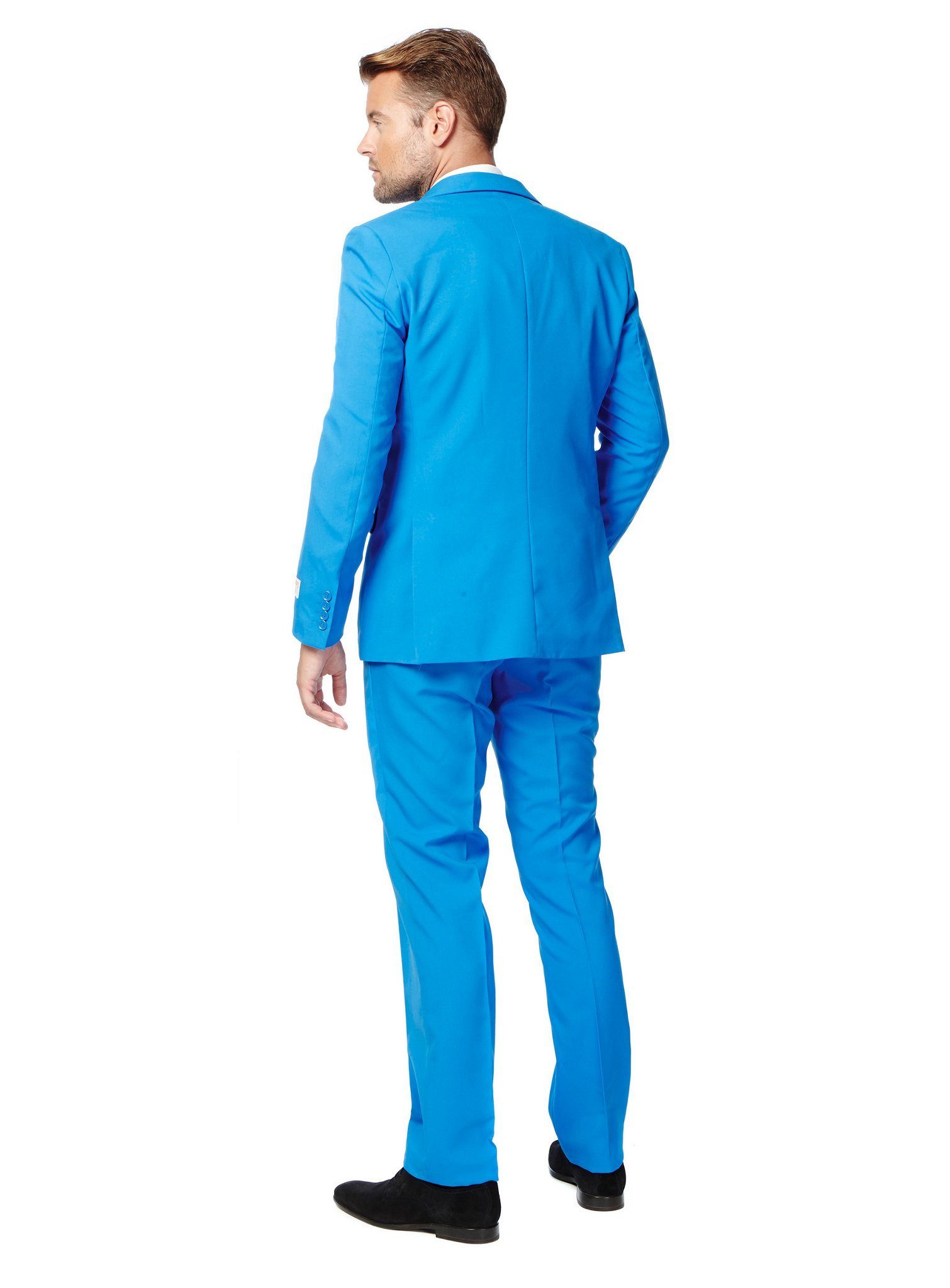 Opposuits Anzug Blue Steel Party Kostüm Anzug - für Karneval Ausgefallene Anzüge für coole Männer
