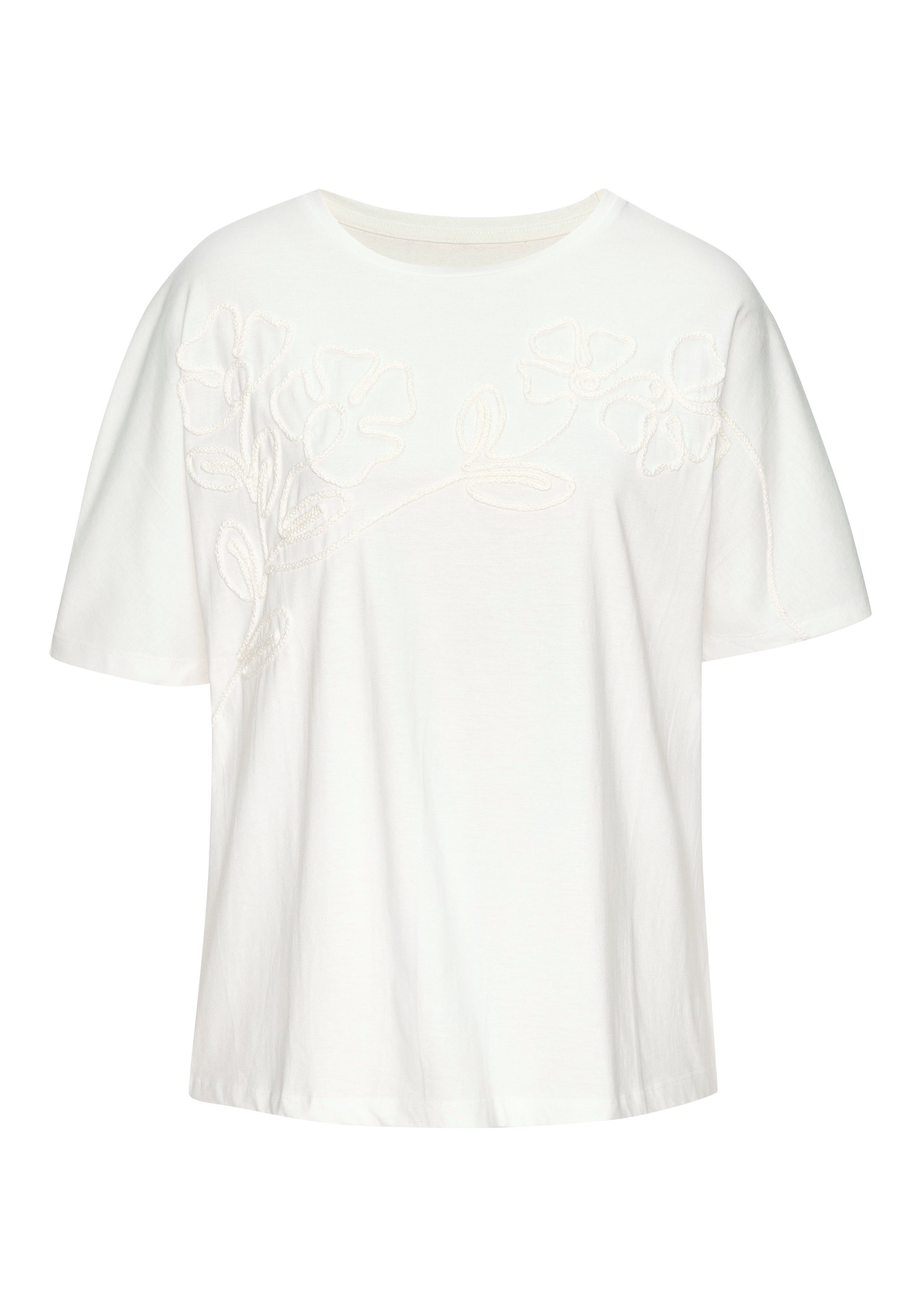 Vivance T-Shirt mit dekorativer Stickerei aus angenehmer Bio-Baumwoll-Qualität. € 24,99, (€ 24,99 pro 1 Stk).