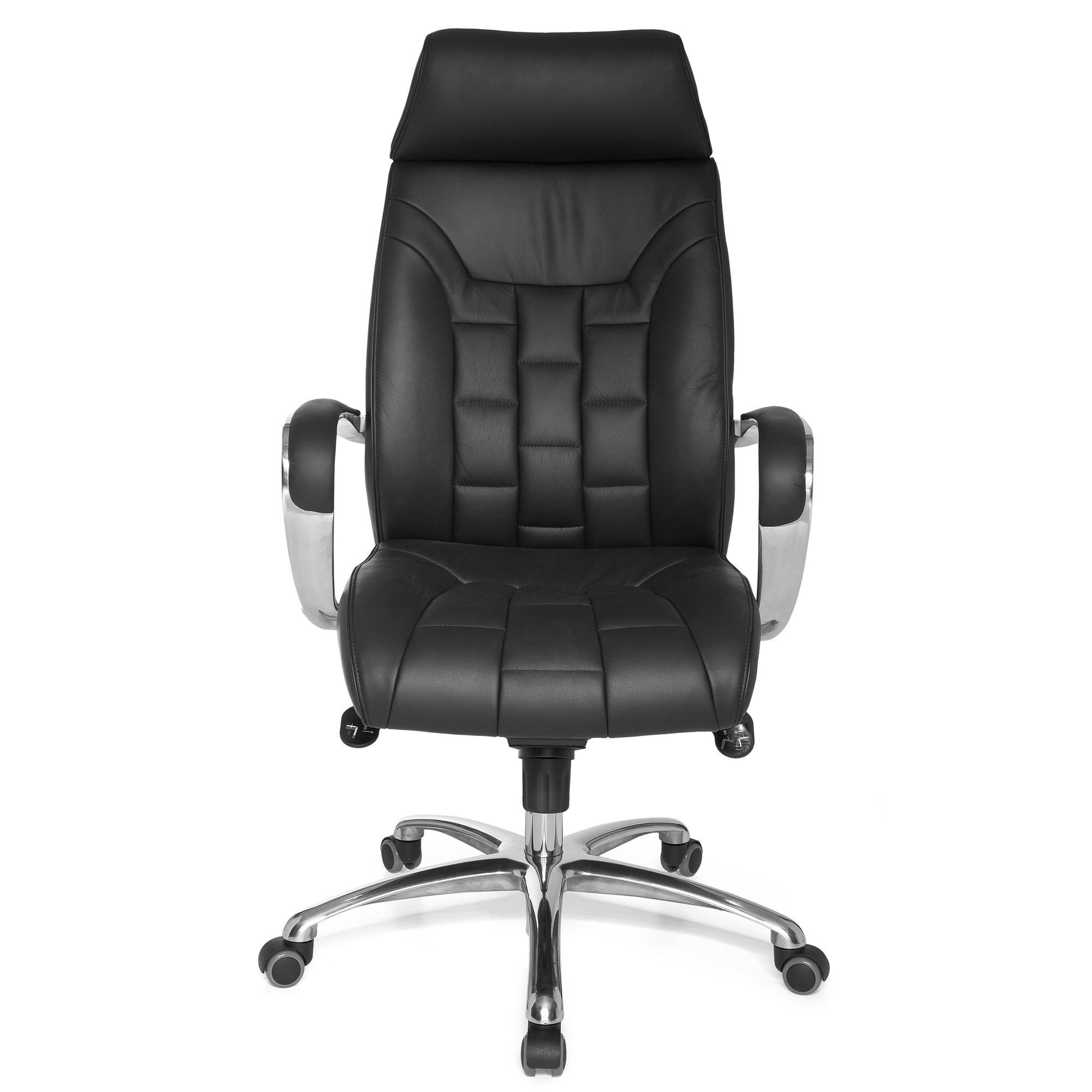 FINEBUY Chefsessel FB35866 (Echtleder schwarz bis günstig online kaufen