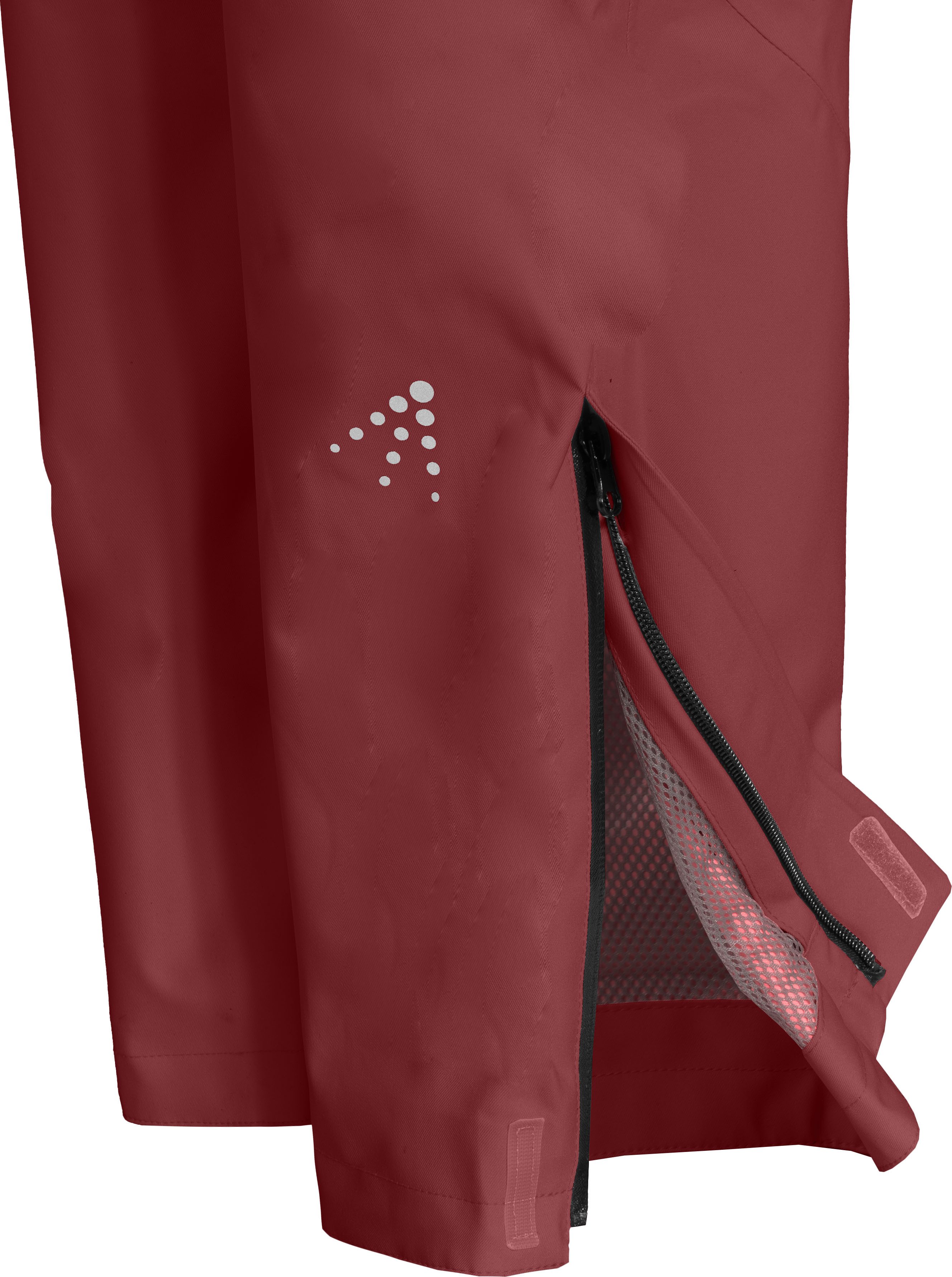 Bergson Regenhose VERDAL Damen (Über) Regenhose, recycelt, Netzfutter, 20000 mm Wassersäule