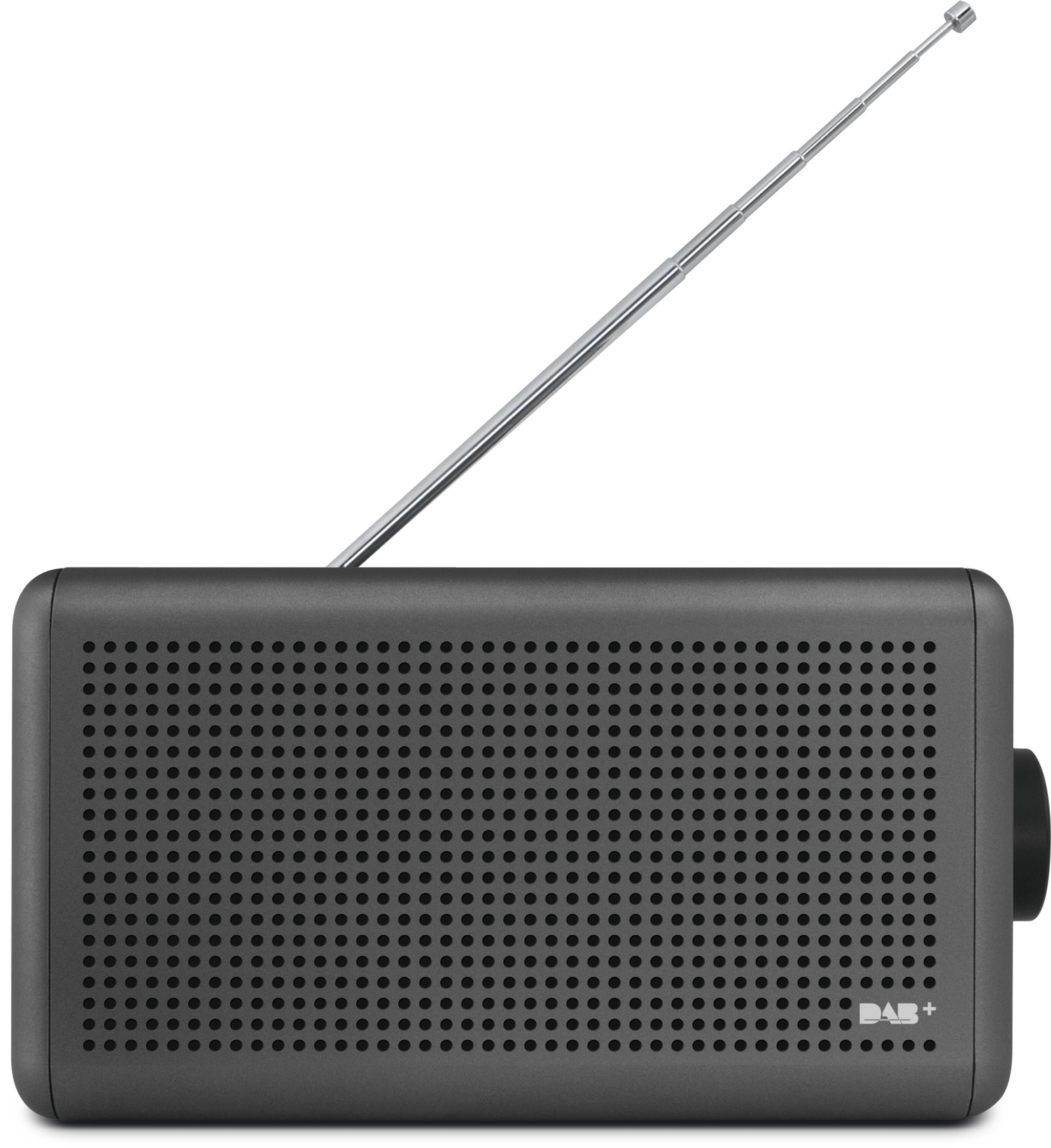 6,00 Nordmende W, (Digitalradio mit Bluetooth 210 (DAB), Transita Lautsprecher, Akku) UKW tragbares Digitalradio (DAB) RDS, anthrazit mit Radio,