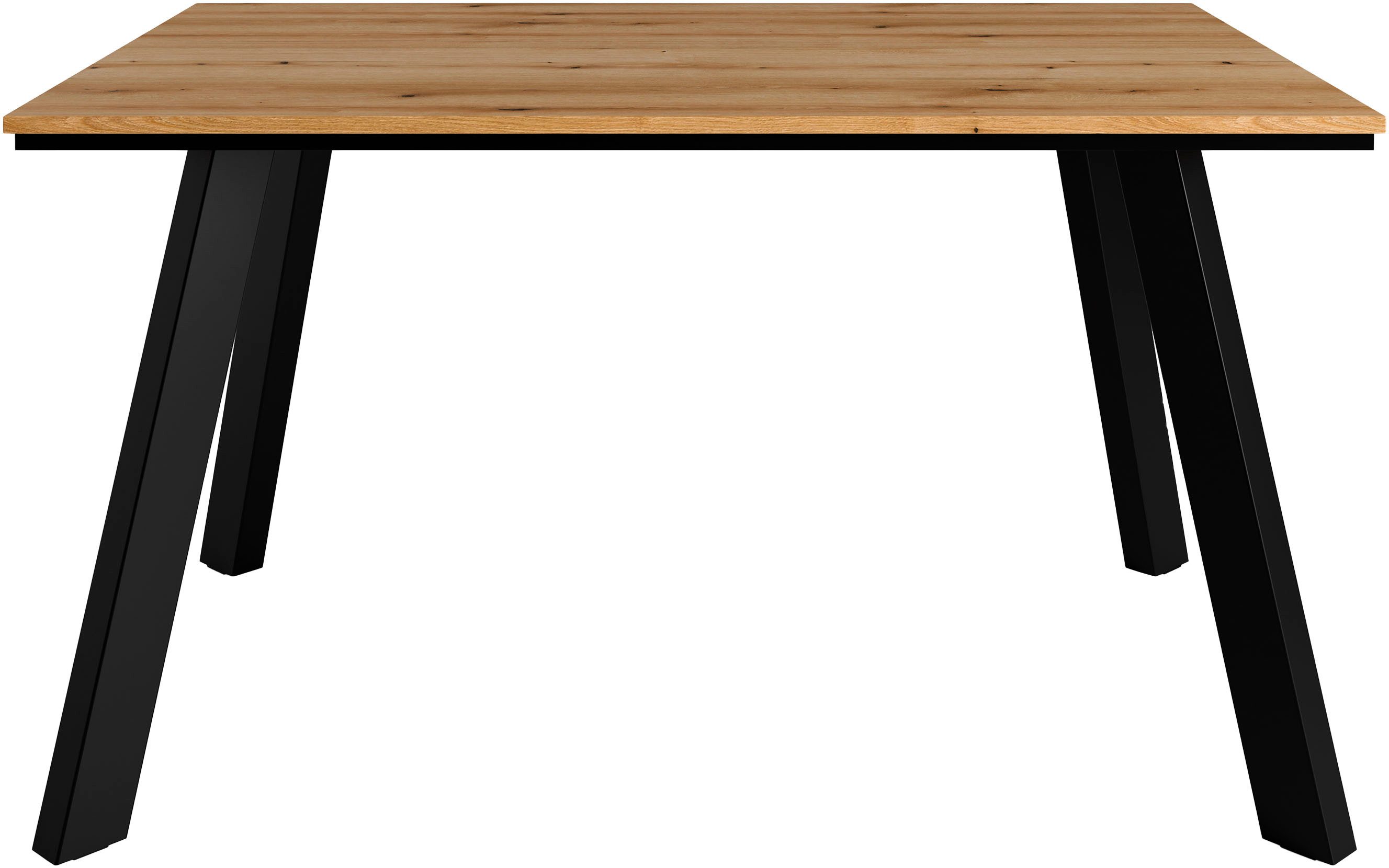 OTTO home Esstisch Genf, extra viel Beinfreiheit, natürliches Eichedekor, p günstig online kaufen