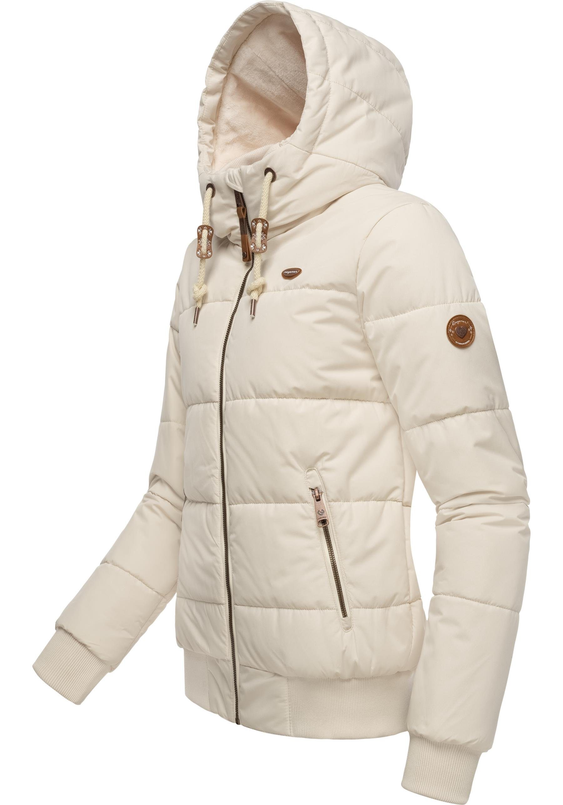 Ragwear Steppjacke Nuggys Solid stylische und taillierte Winterjacke