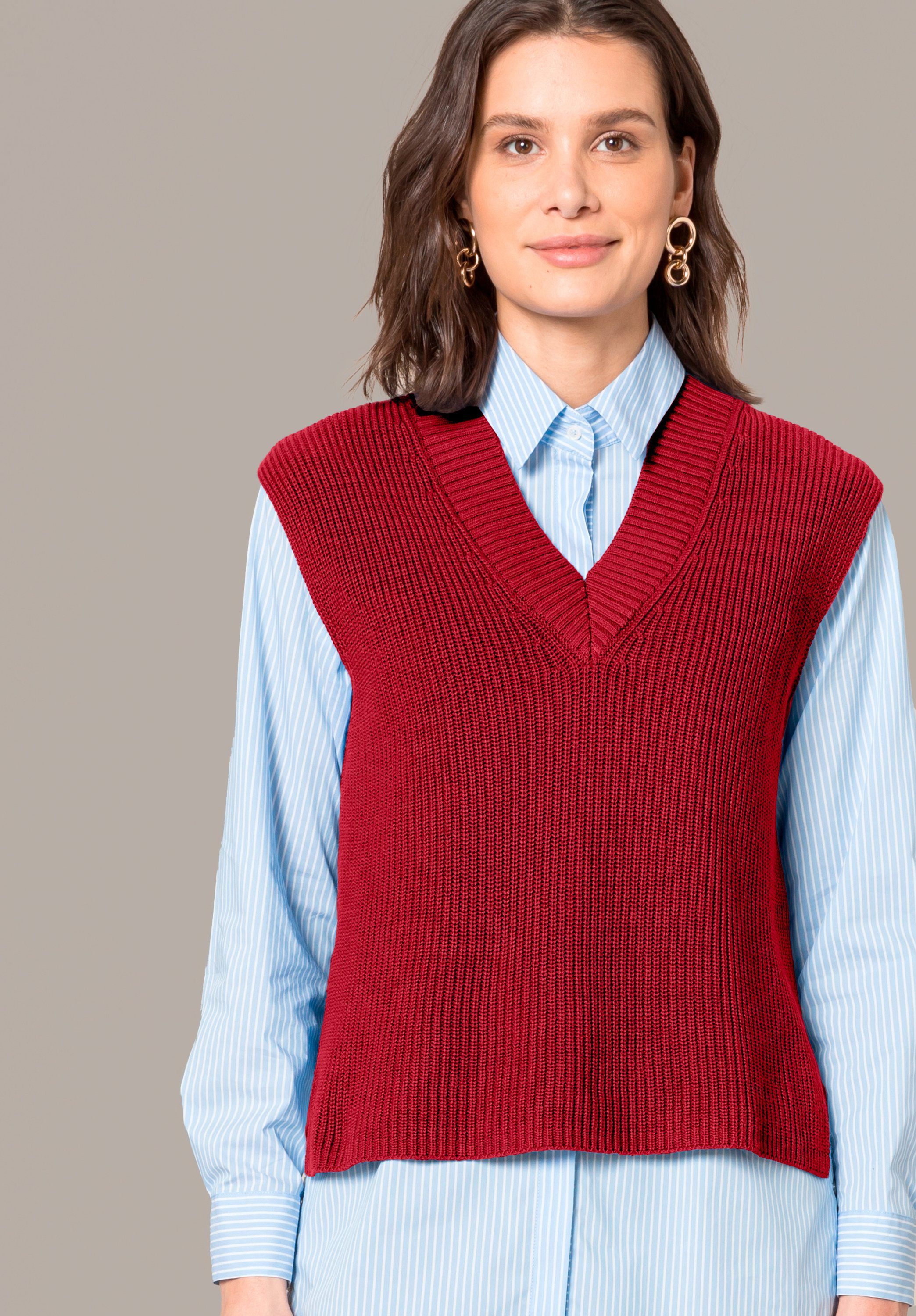bianca Pullunder VICKY in moderner Strickoptik günstig online kaufen