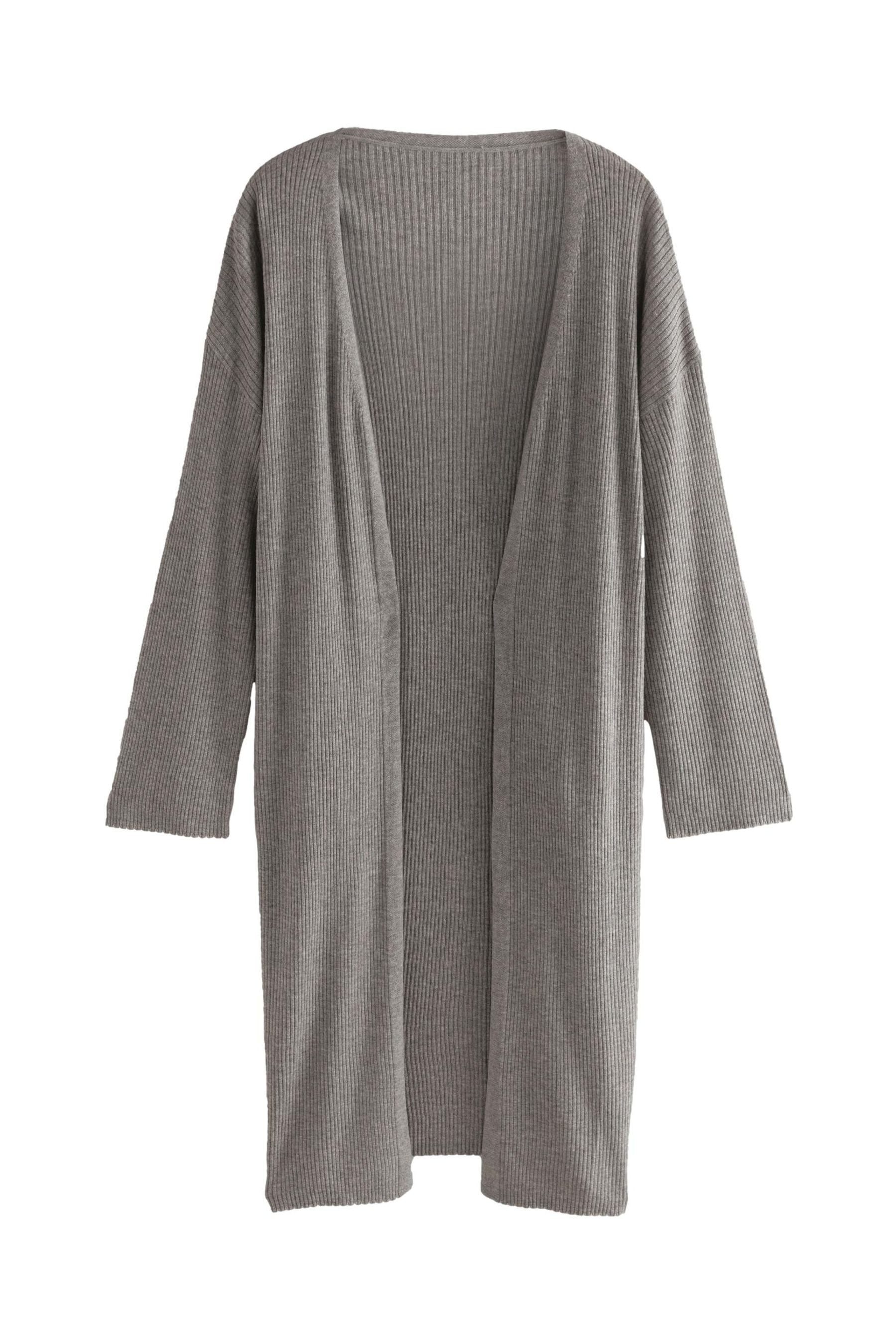 LAURA ASHLEY Strickjacke Laura Ashley lange, gerippte Lounge-Strickjacke (1 günstig online kaufen