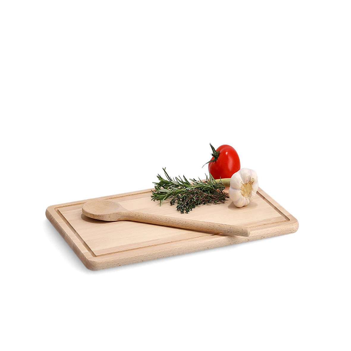 Zeller Present Schneidebrett Schneidebrett aus Buchenholz, 45 x 28 cm, Holz, (Küchenbrett)