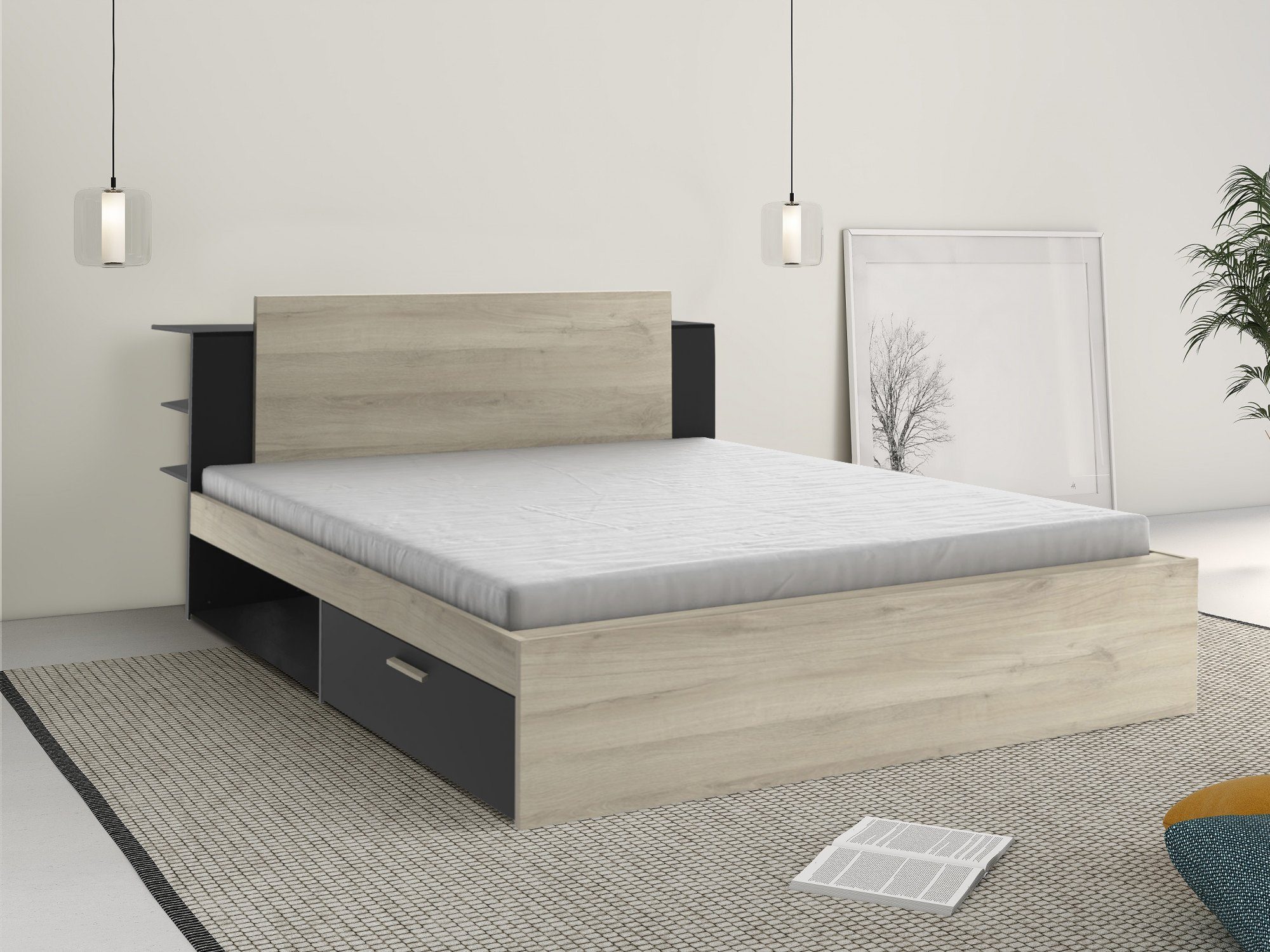 Demeyere GROUP Bettgestell Life, Zeitloser Stil, leicht kombinierbar