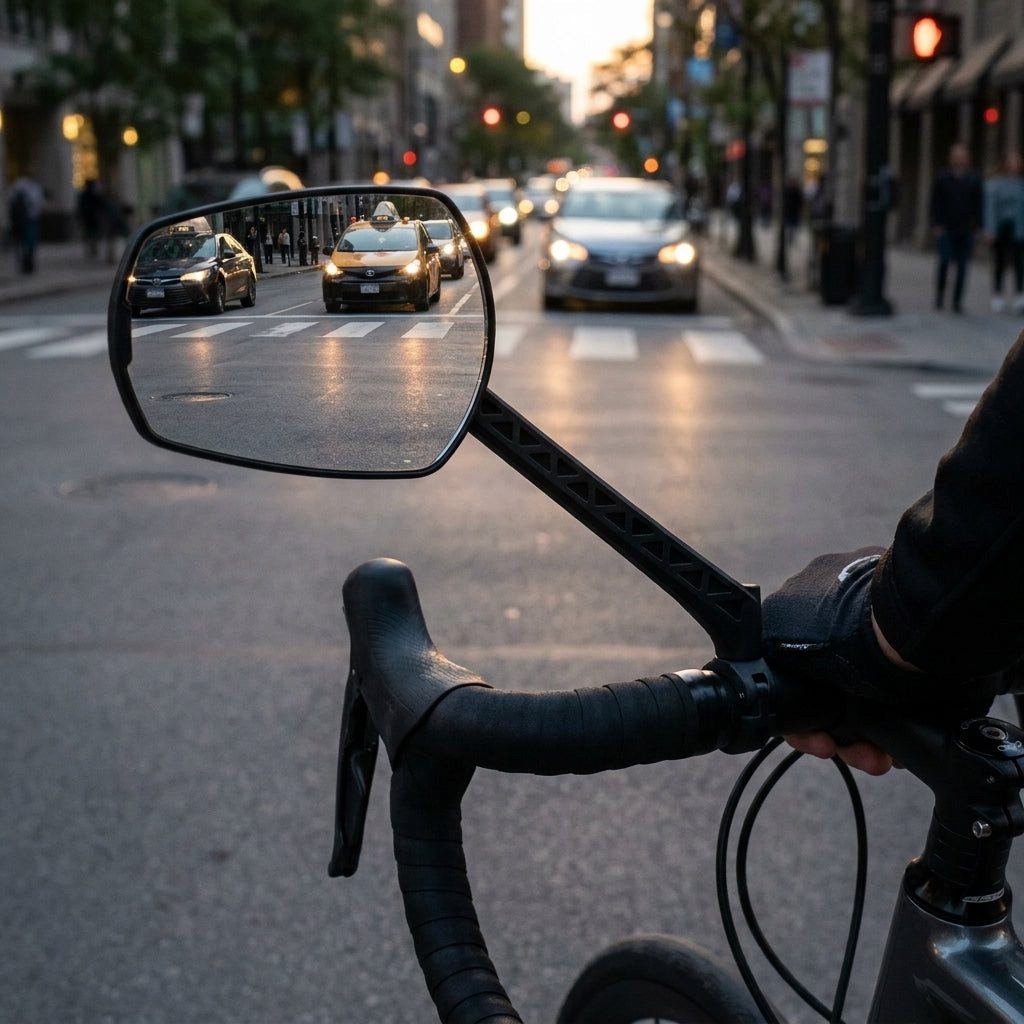 Zefal Fahrradspiegel Zéfal Spiegel Espion E80 Rechts - extragroßer Rückspiegel für optimale