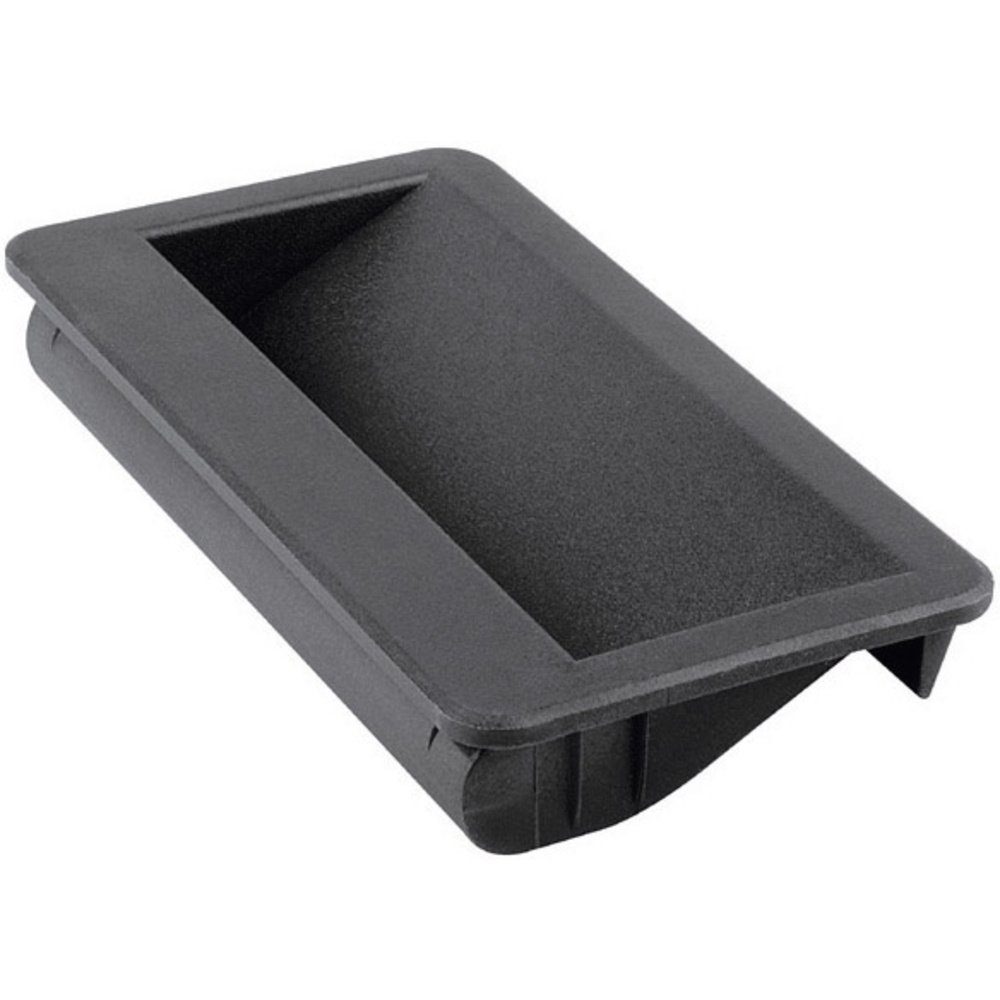 Mentor Gehäusedeckel Mentor 3239.2003 Schalengriff Schwarz (L x B x H) 186 x 22 x 78.5 mm