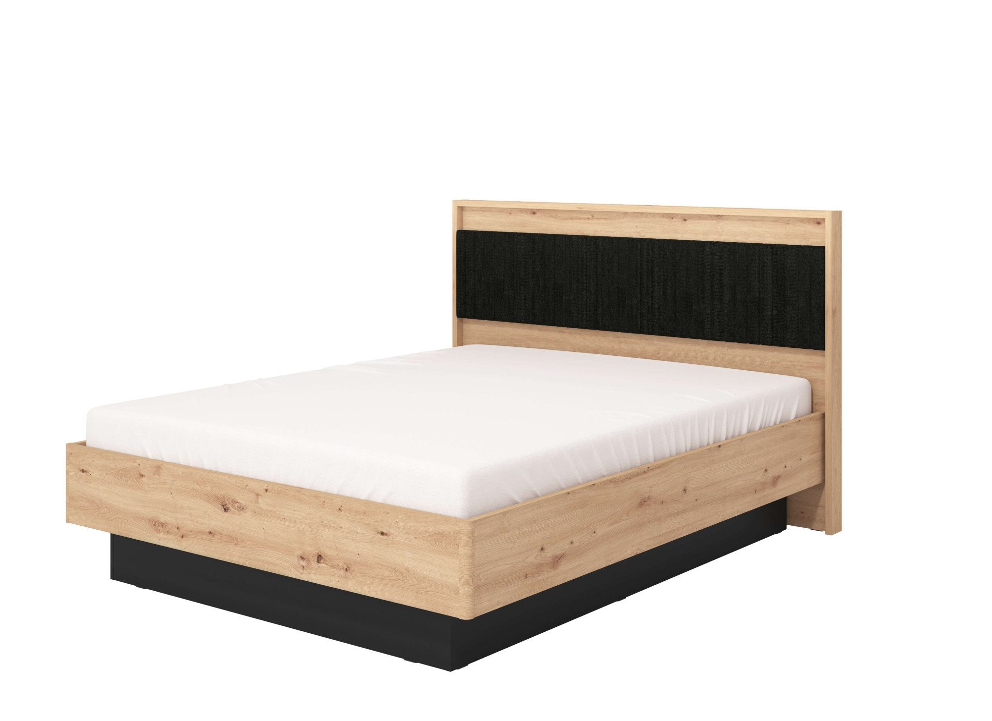 INOSIGN Bettgestell Ascalon, gepolstertes Kopfteil, bezogen mit weichem Cordstoff, Liegeflächen 160 oder 180x200 cm, FSC® -zertifizierter Holzwerkstoff