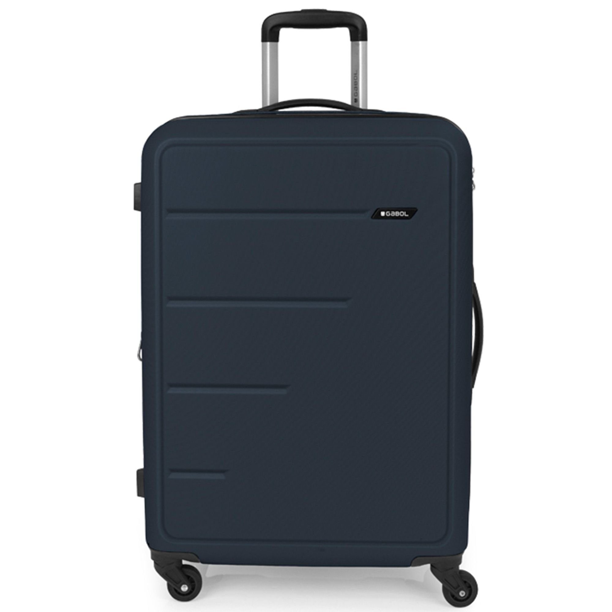 4 Gabol Rollen, Hartschalen-Trolley Future, ABS blau