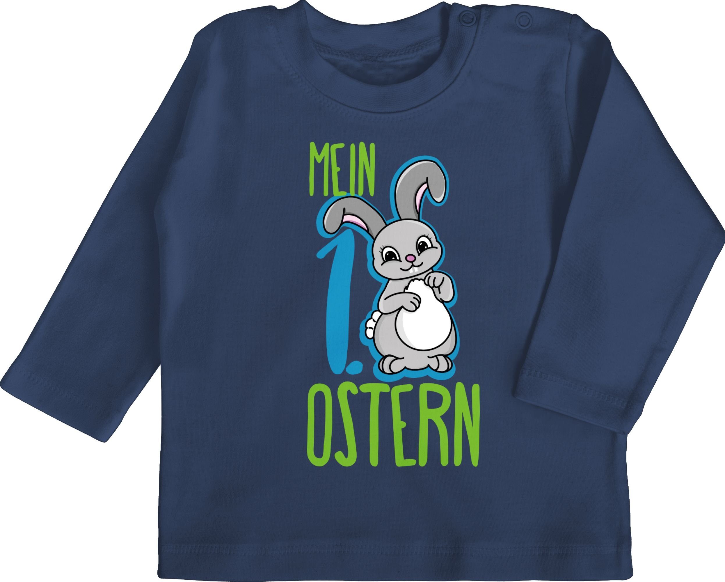 Shirtracer T-Shirt Blau 1. 3 blau Hase Navy Mein Ostergeschenke Ostern