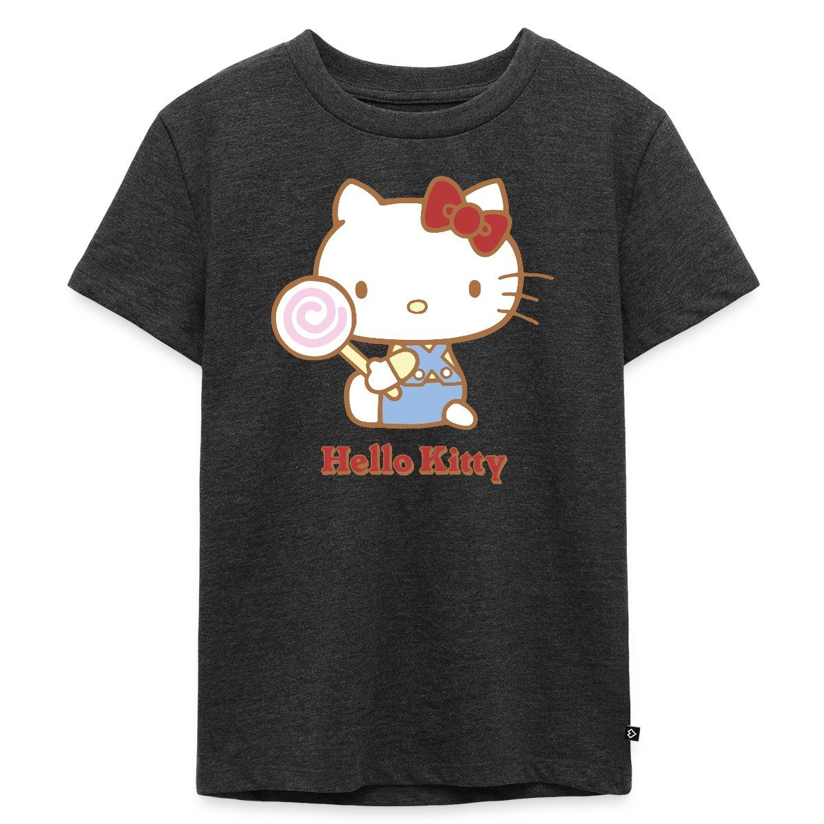 T-Shirt Hello Kitty Mit Lollipop Kinder Premium T-Shirt