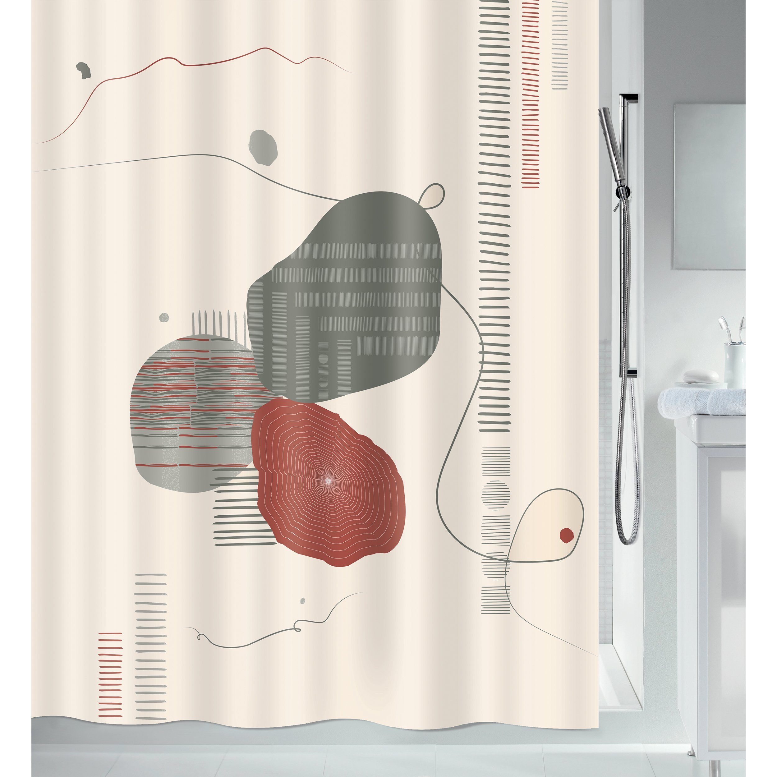 spirella Duschvorhang TEIVA Breite 180 cm, günstig online kaufen