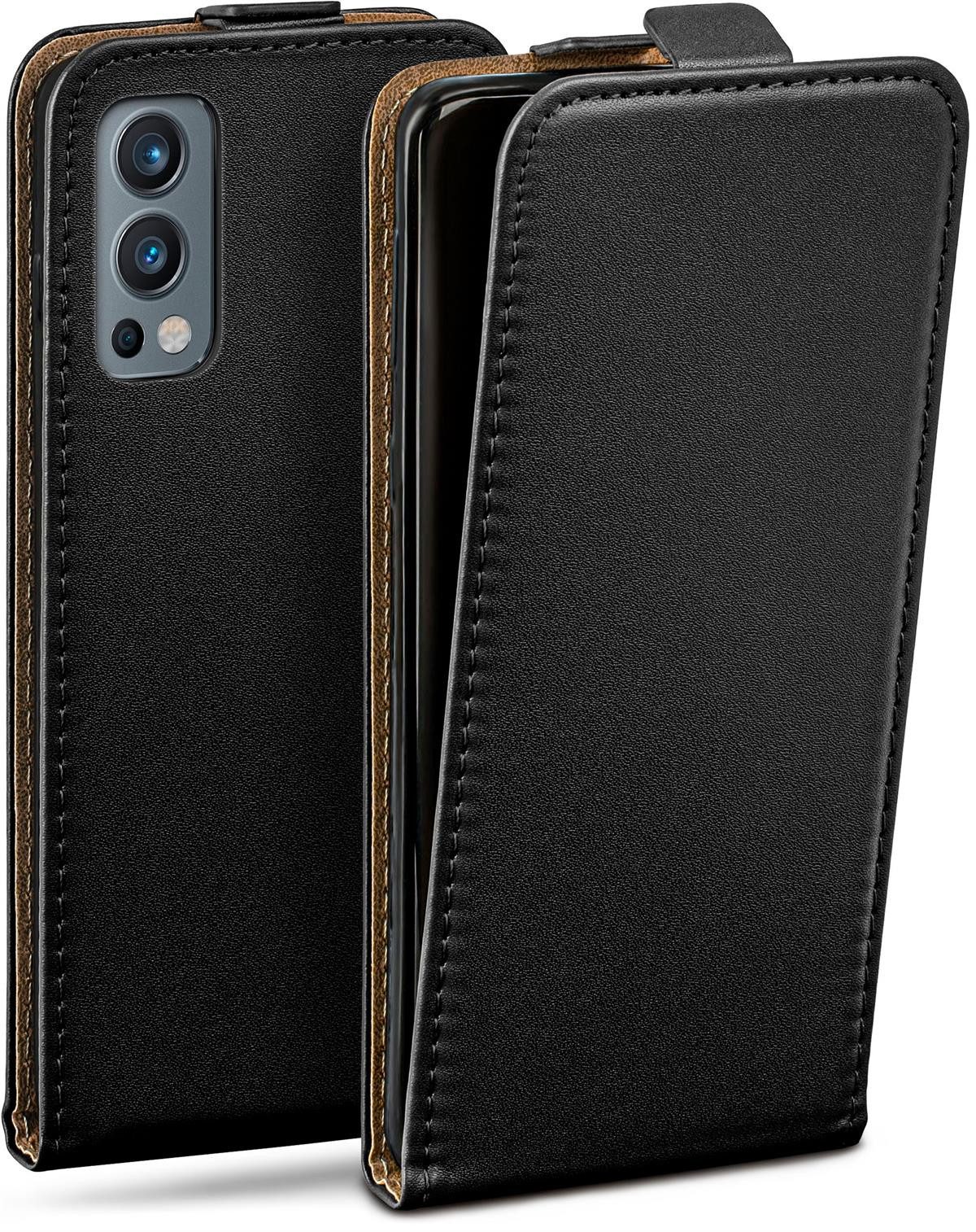 Handyhülle für OnePlus Nord 2 5G Hülle Klappbar Flip Case Schwarz