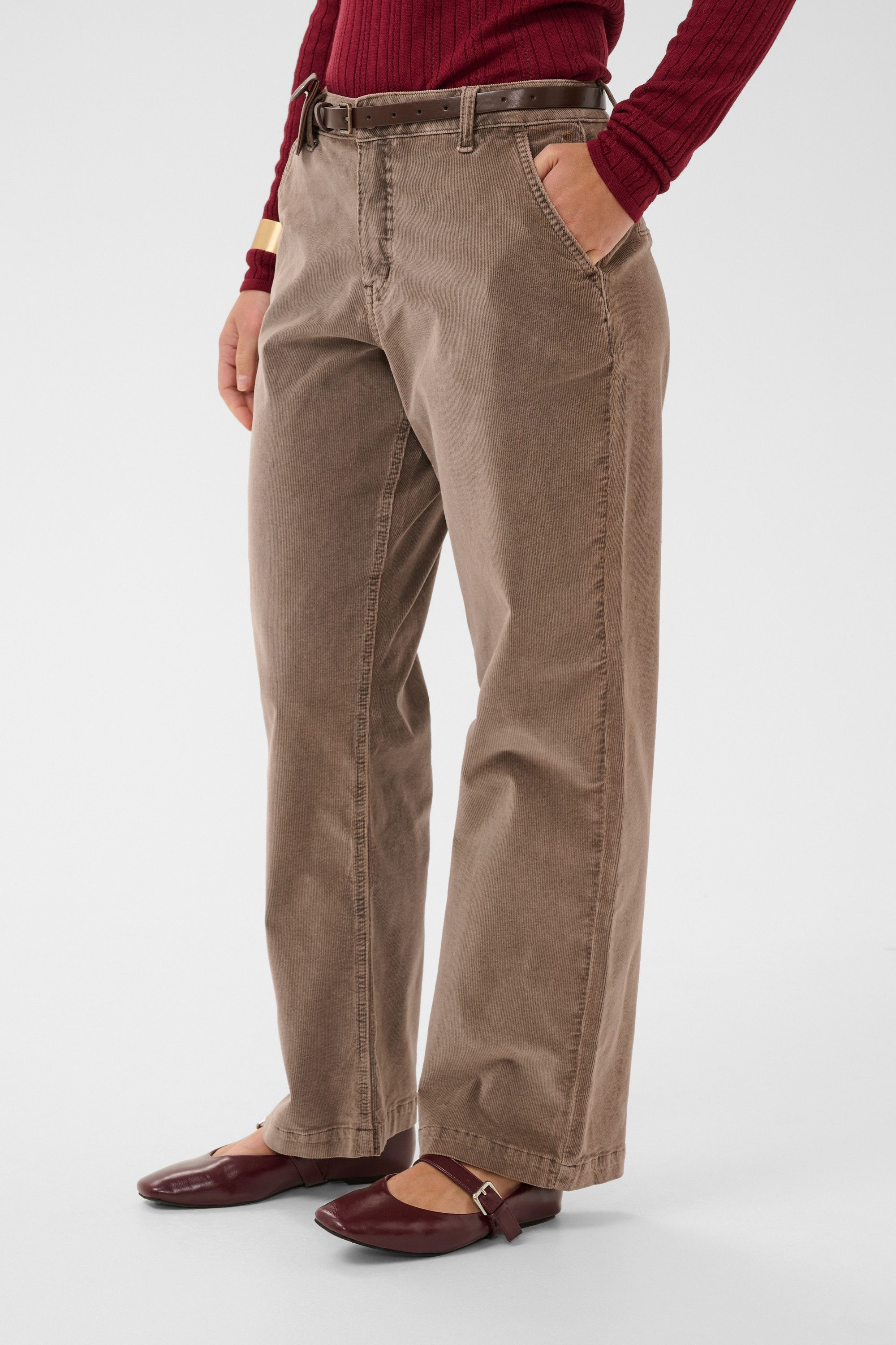 Cream Stoffhose Casual Hose CRBrady