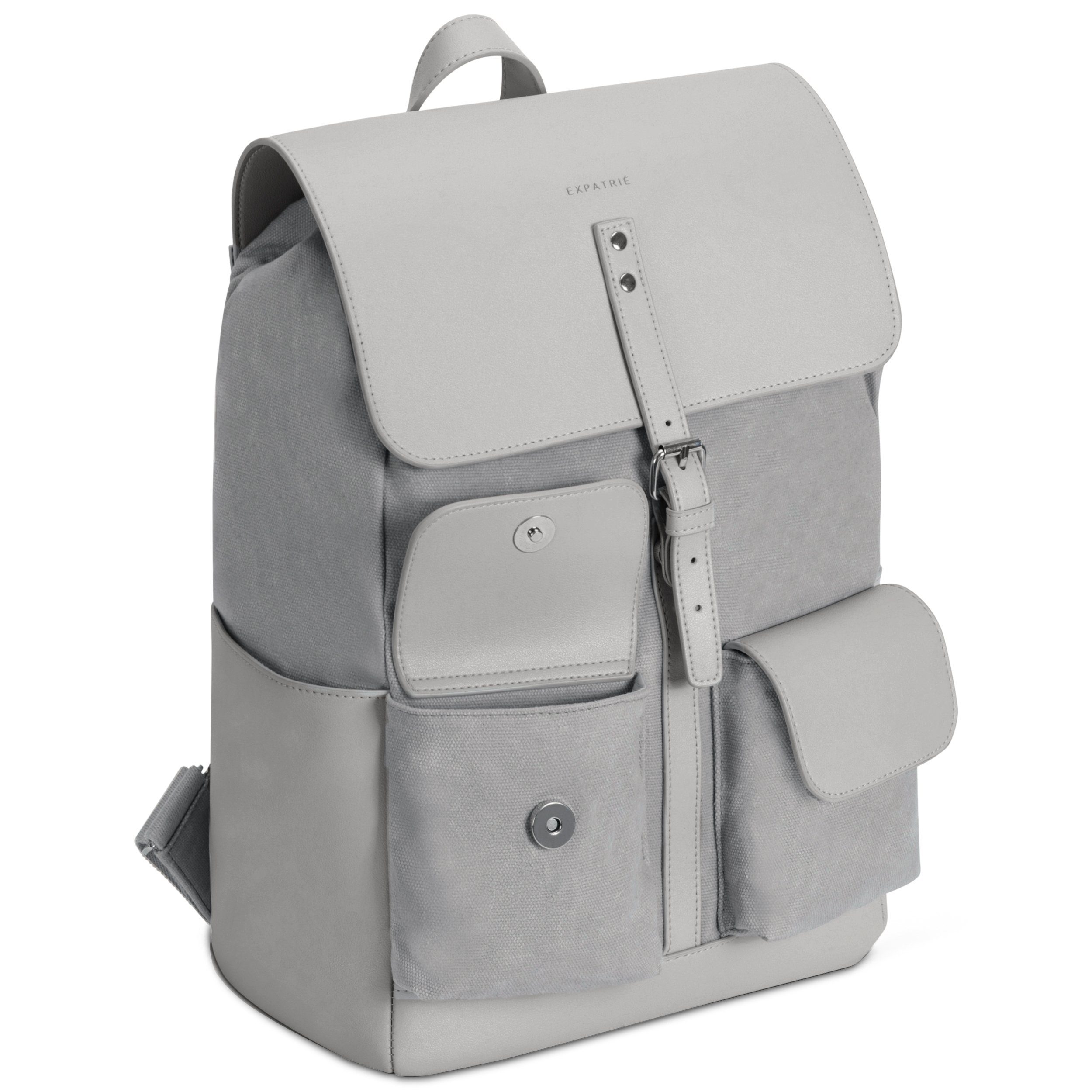 Expatrié Cityrucksack Lauren Tagesrucksack Damen mit Laptop Fach, Magnetverschluss, Laptopfach, Wasserabweisend