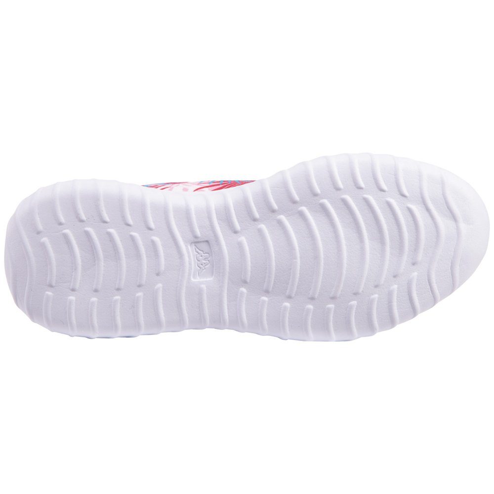 Kappa Sneaker - in kinderfußgerechter Passform white-pink