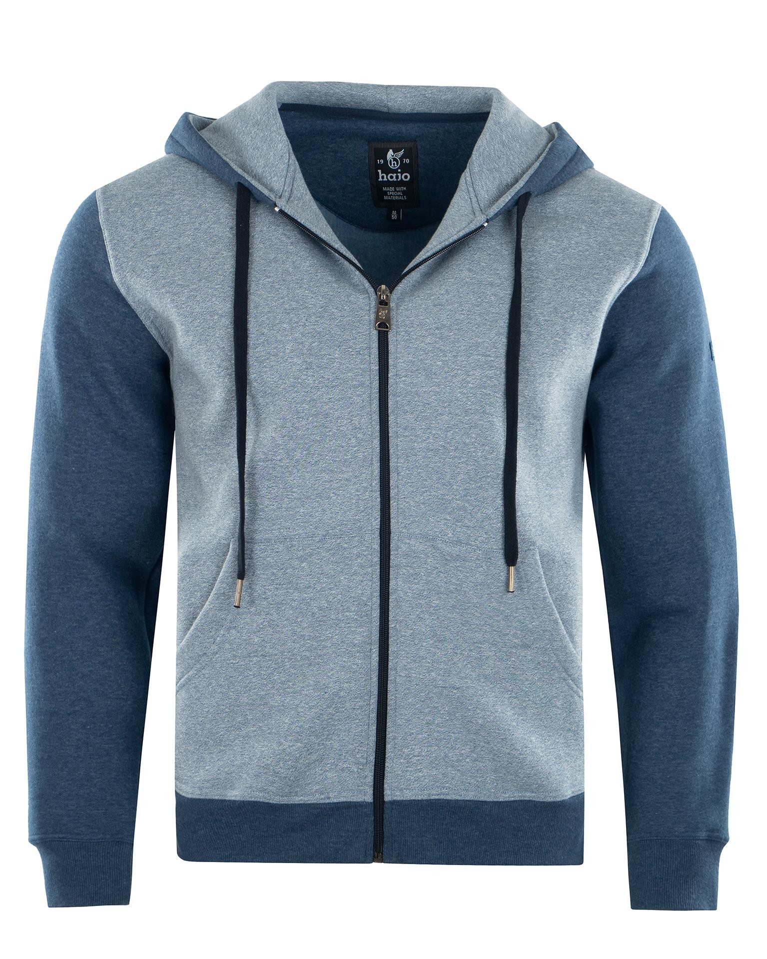 Hajo Sweatshirt Sweathoodie in Jaspé-Garn