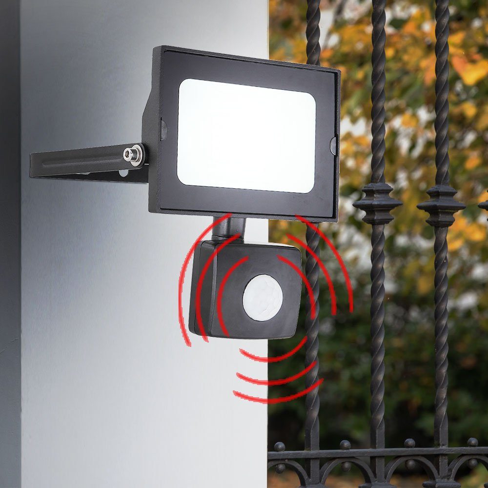 LED Wandstrahler, LED Außen Wand Bau Strahler schwenkbar