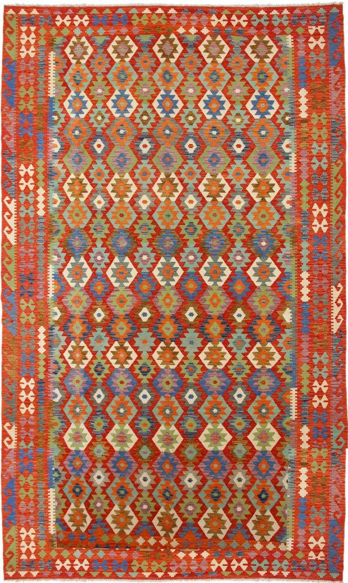 Orientteppich Kelim Afghan Heritage 296x485 Handgewebter Moderner Orientteppich, Nain Trading, rechteckig, Höhe: 3 mm