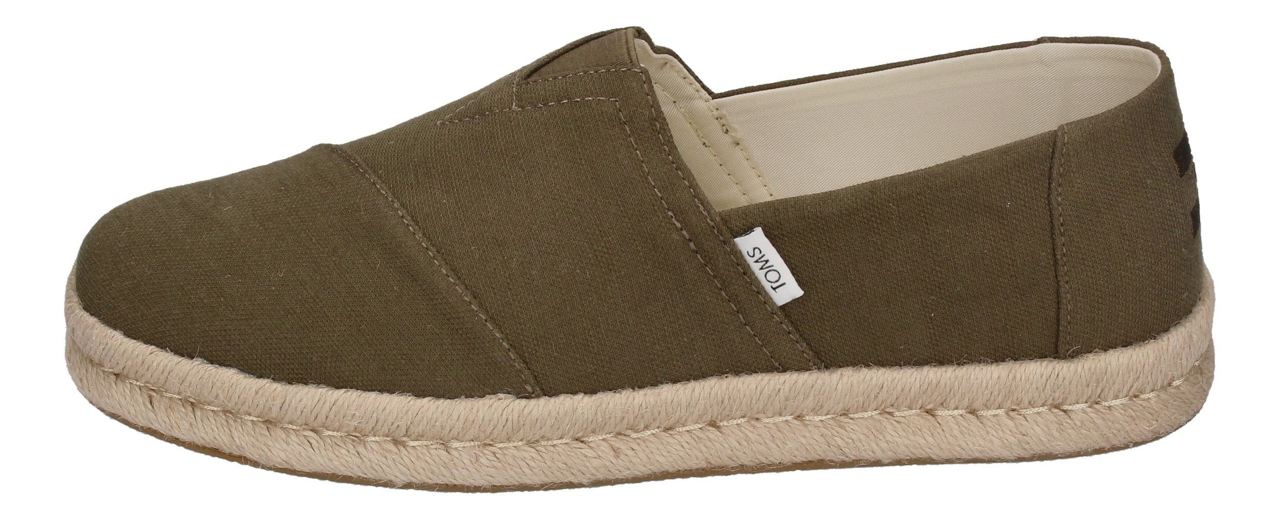 TOMS ALPARGATA ROPE 2.0 Espadrille Olive günstig online kaufen