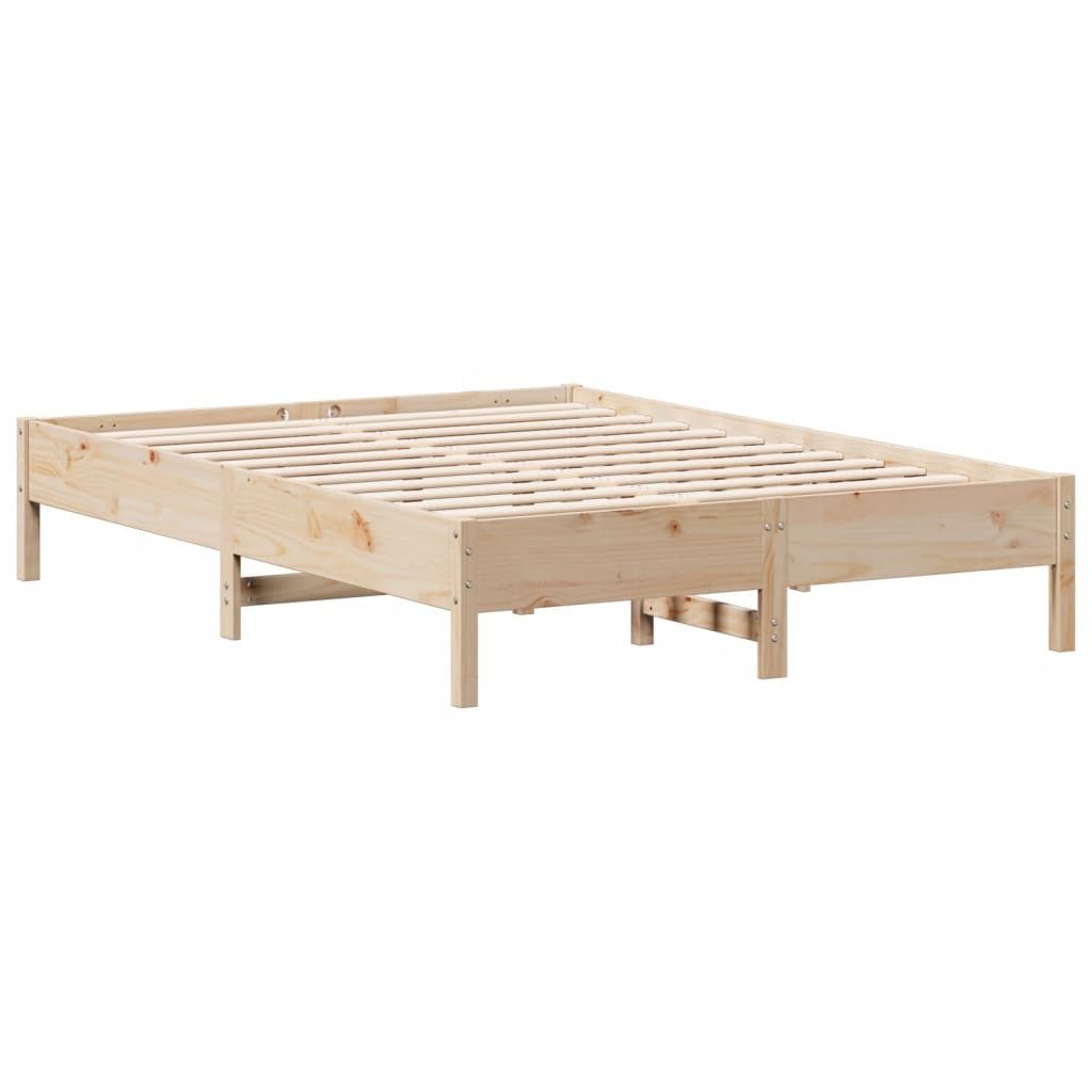 Bettgestell 140 x 200 cm Massivholzbett 140x200 cm Kiefer Bett Bettgestell