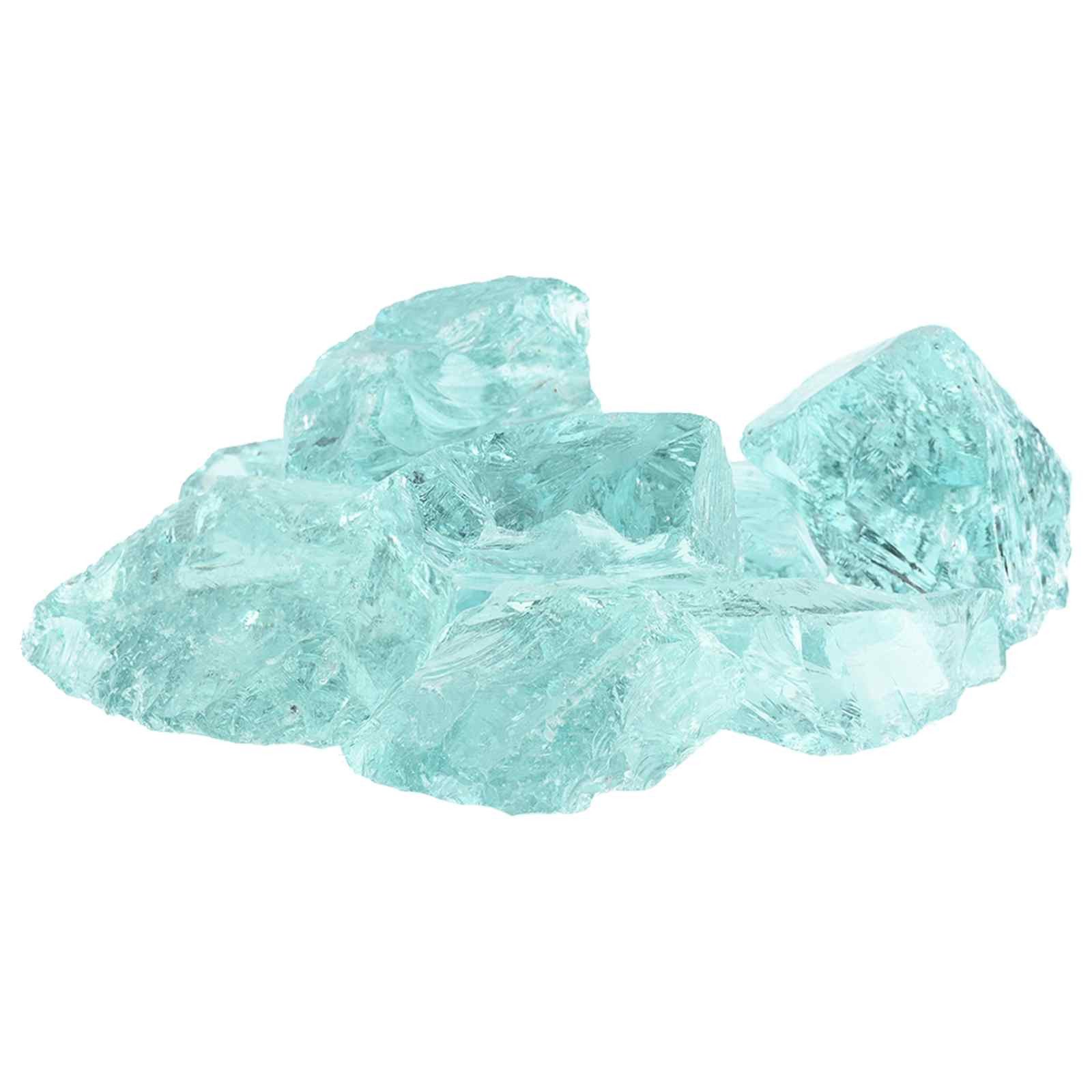 vidaXL Trittsteine Gartensteine Türkis 12 cm Glas, 1-St.