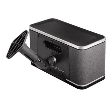 Hama 2 Lautsprecherhalter für Boxen bis 2 kg 360° Wandhalterung Schwarz Lautsprecher-Wandhalterung