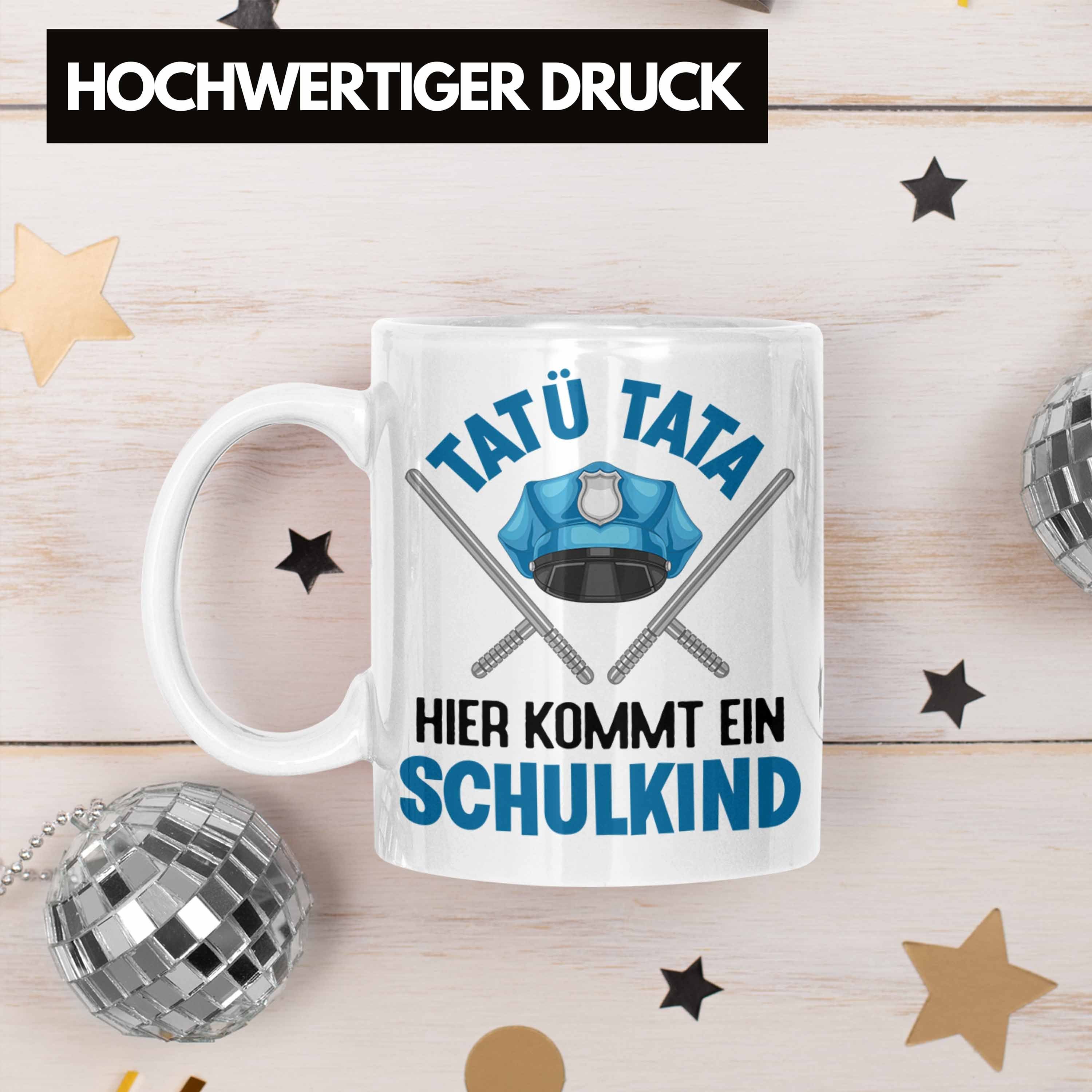 - Schulstart Tata Geschenkidee 1. für Trendation Tasse 2022 Schultüte Tatü Füllung Weiss Einschulung Trendation Junge Schulkind Schultag Schulanfang Schuleinführung Tasse Geschenk