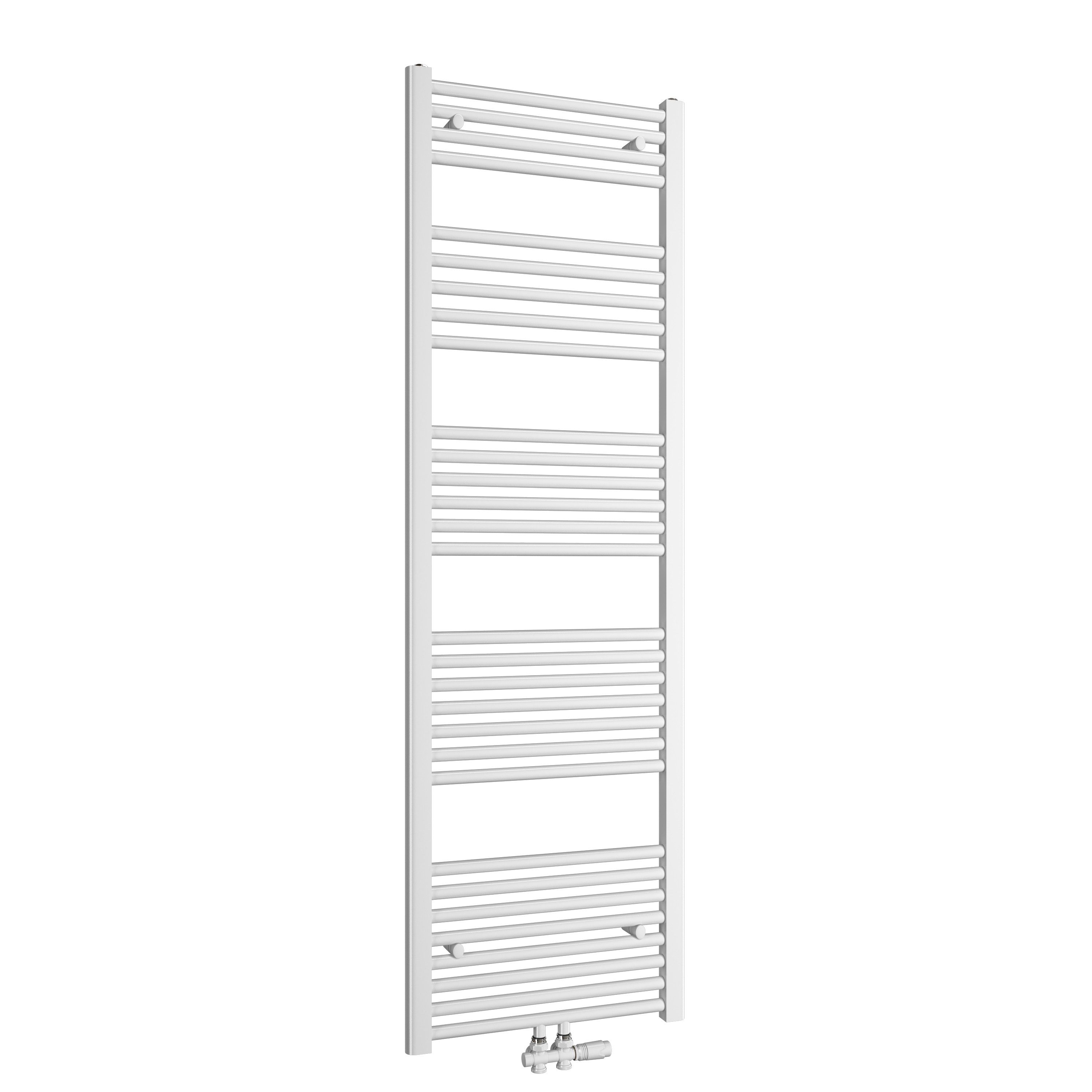 EMKE Badheizkörper 160x50cm Heizkörper Bad Mittelanschluss, Handtuchtrockner Handtuchwärmer Weiß