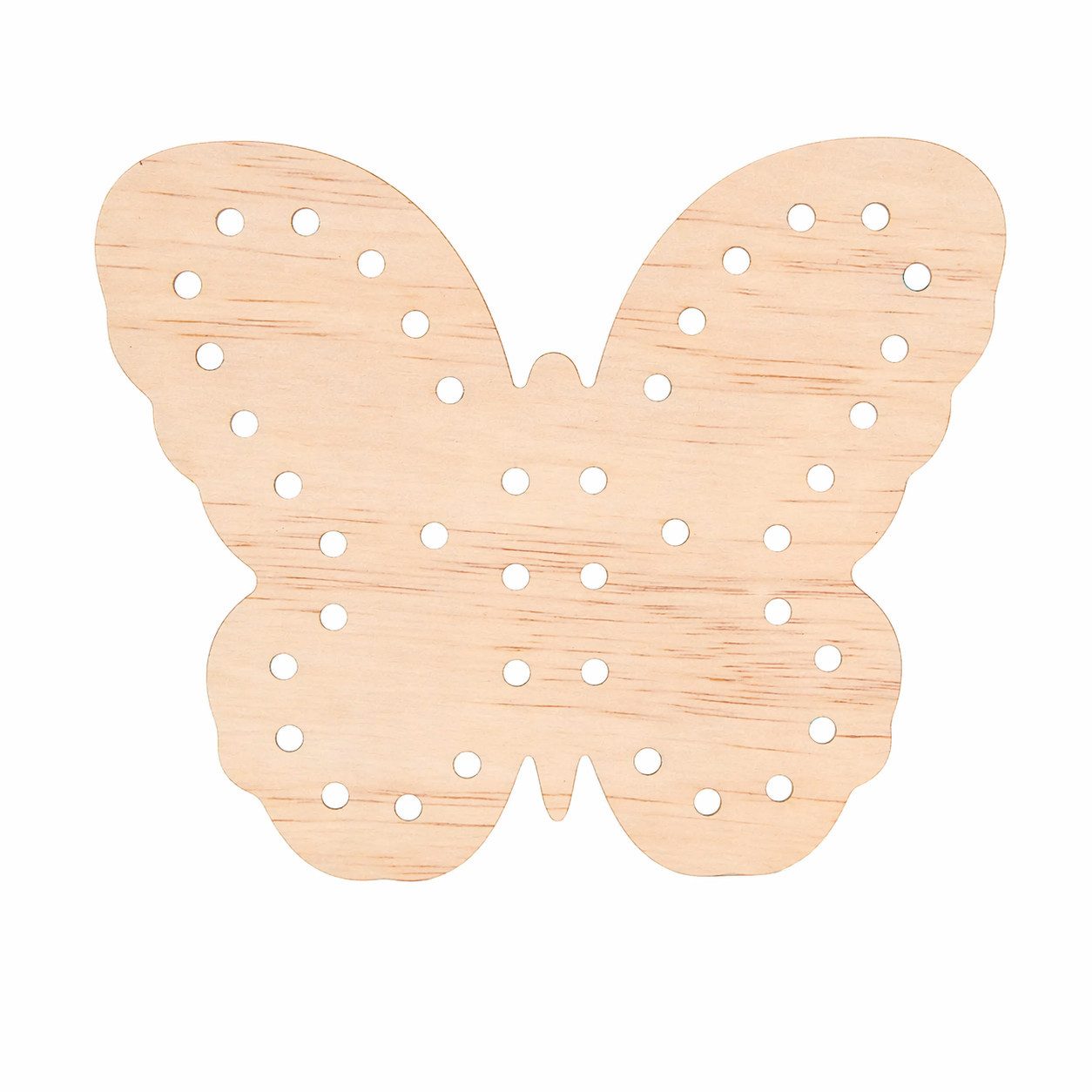 esschert design Blumenständer Blumensammler Schmetterling aus Holz, 18 cm, mit 40 Löchern (1 St), 40 Löcher für Frischblumen