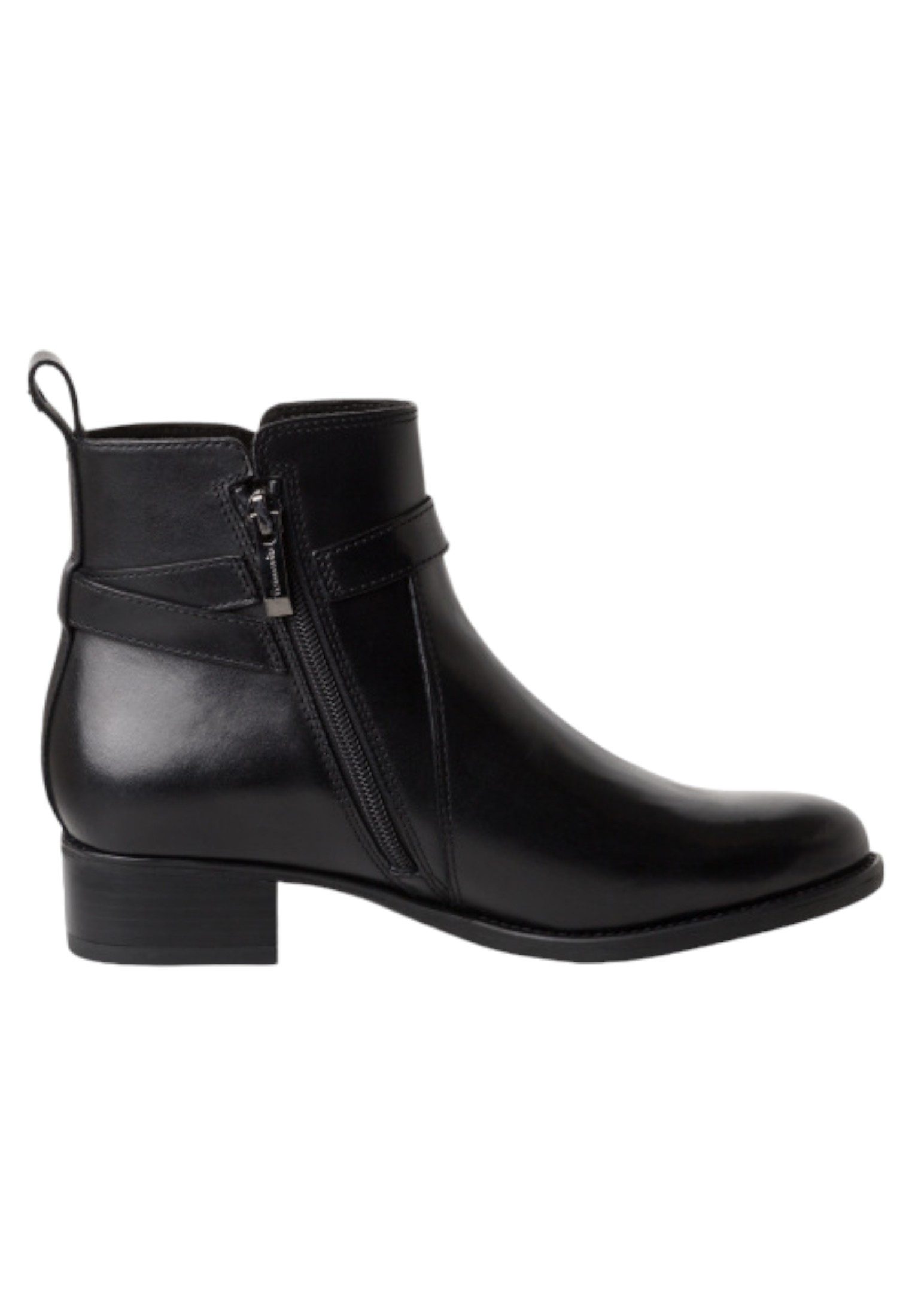 Tamaris 1-25031-43 003 Black Leather Stiefelette