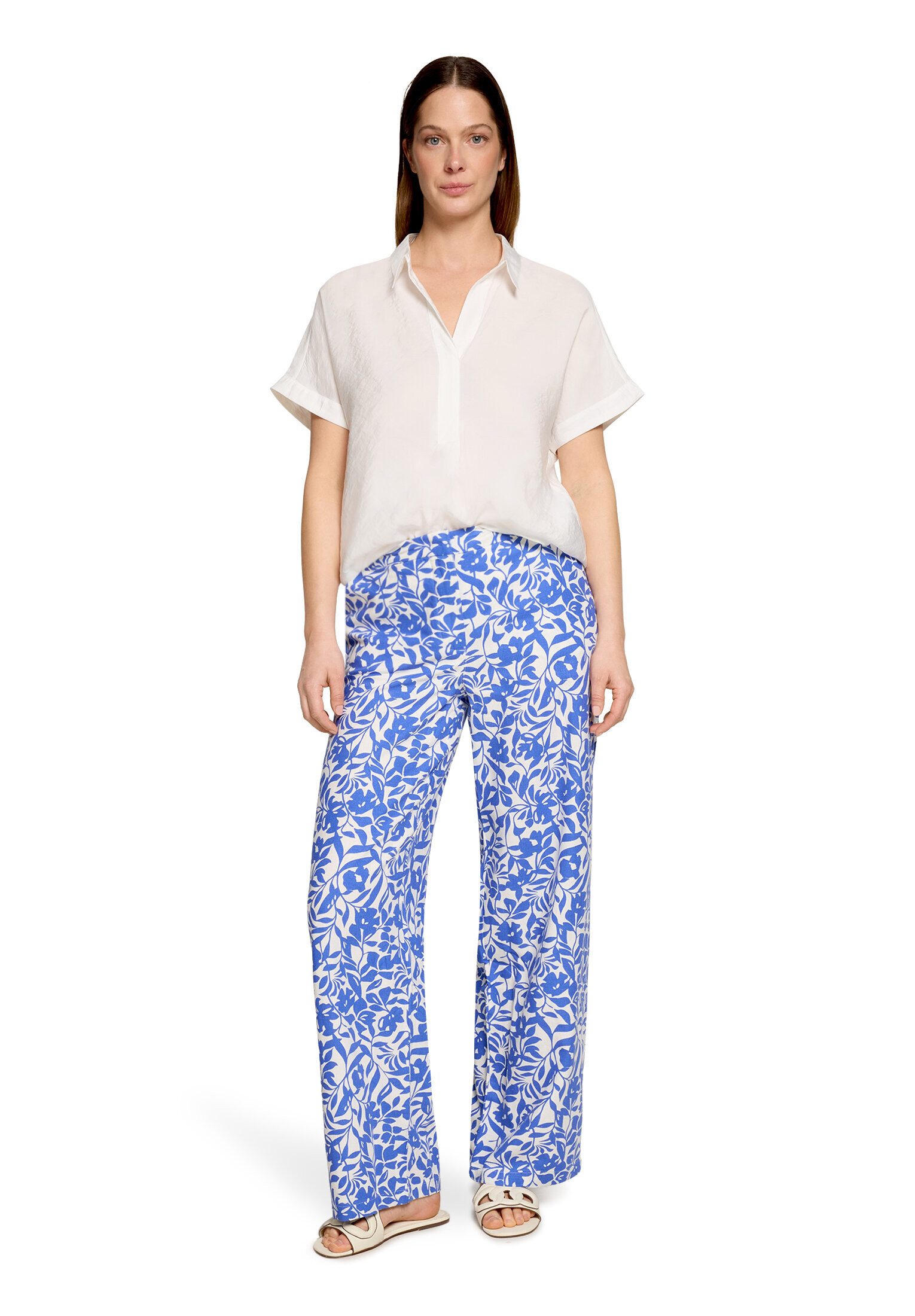 Betty Barclay Leinenhose Damen mit elastischem Bund