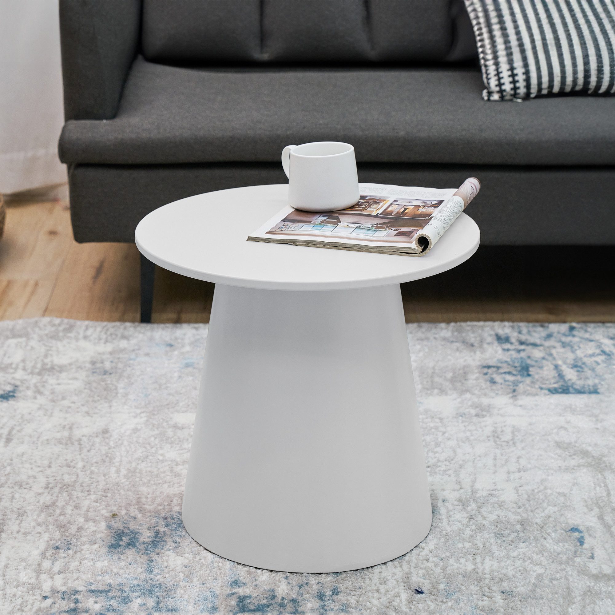en.casa Couchtisch, »Nyd« rund MDF 40 günstig online kaufen