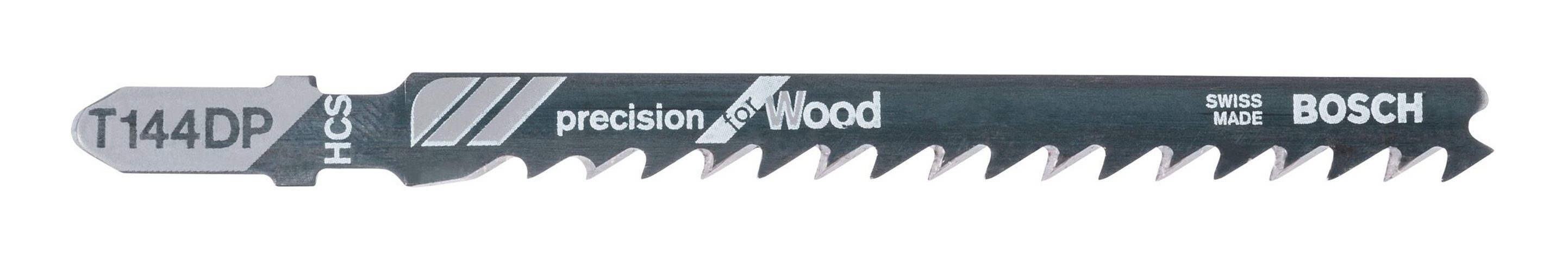 BOSCH Stichsägeblatt (5 Stück), T 144 DP Precision for Wood - 5er-Pack