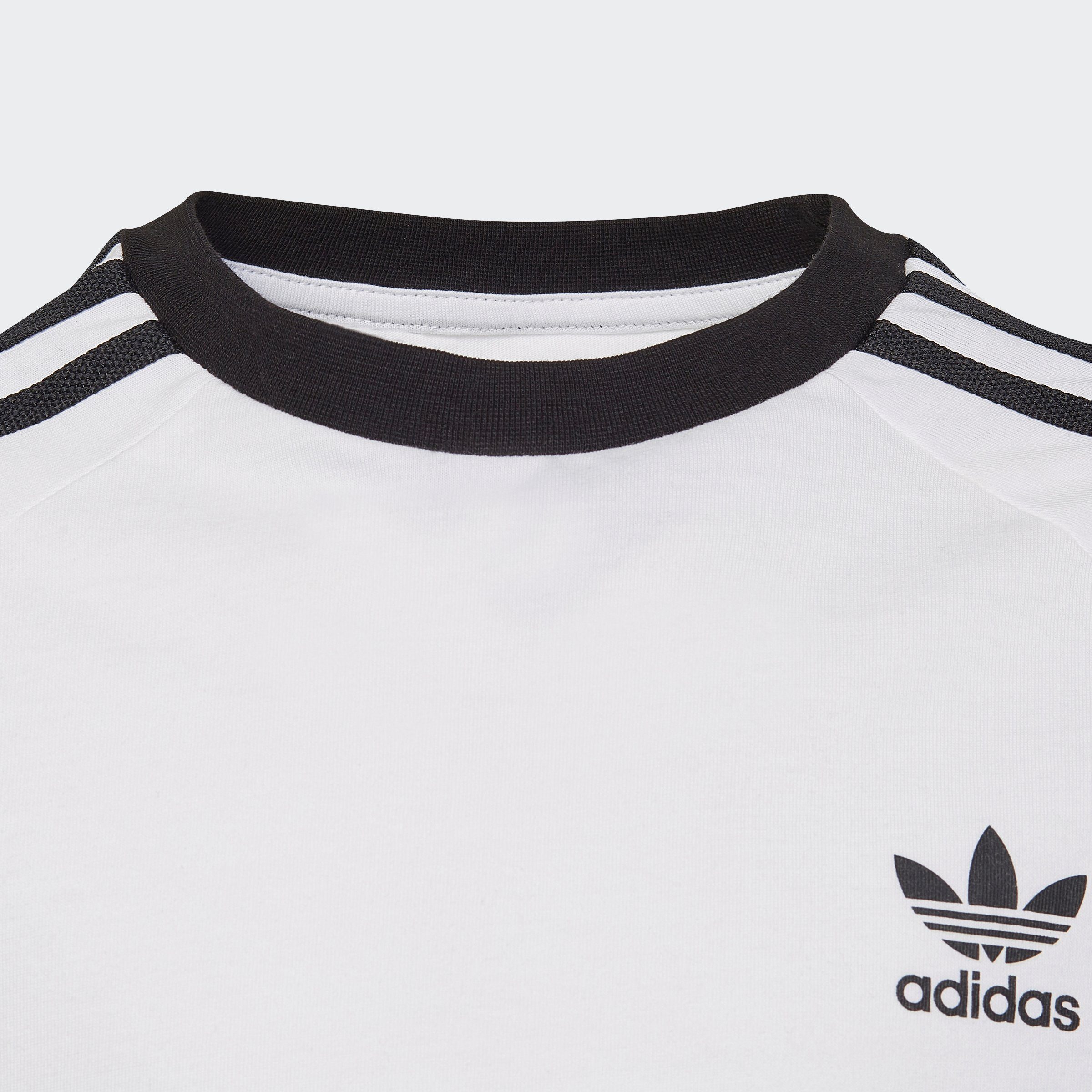 adidas Originals T-Shirt ADICOLOR 3-STREIFEN White